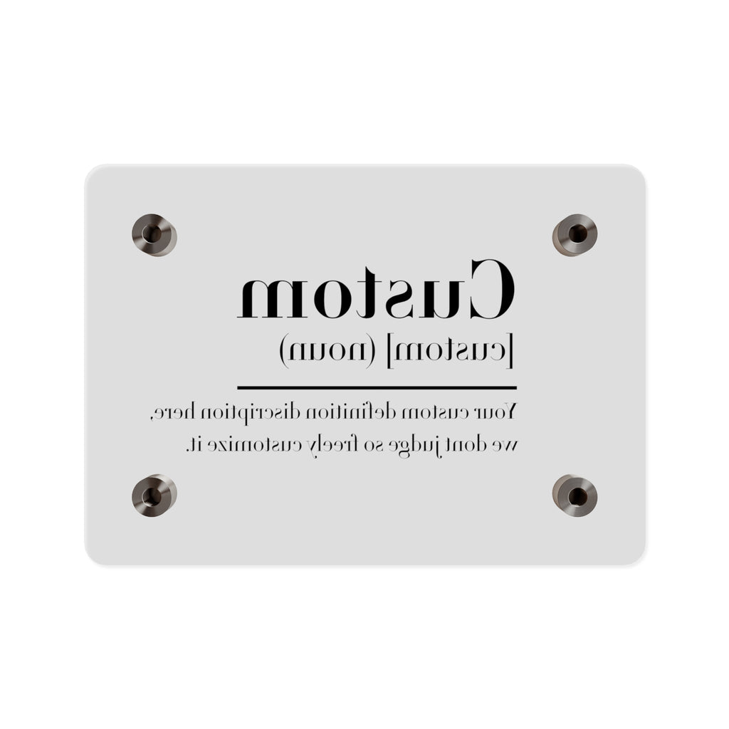 Custom Quote Definition Acrylic Wall Art Panel | Personalizable Quote Definition Acrylic Wall Art, Cutsom qoutation wall art hanging panel