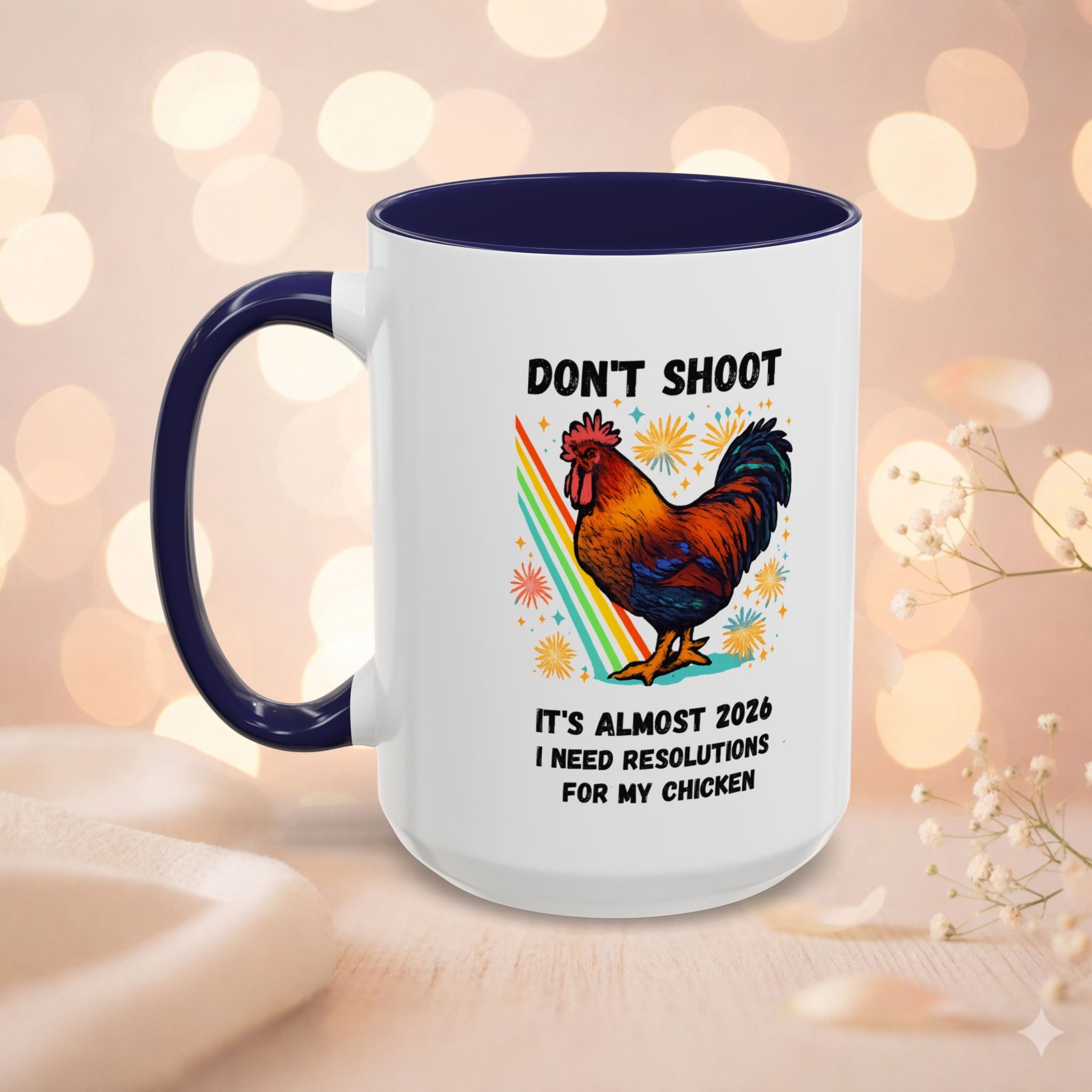 Dont Shoot 2026 Resolutions Mug, Funny Rooster Gamer Mug, Arc Raiders Inspired 11/15oz Coffee Mug, Gift for Brother