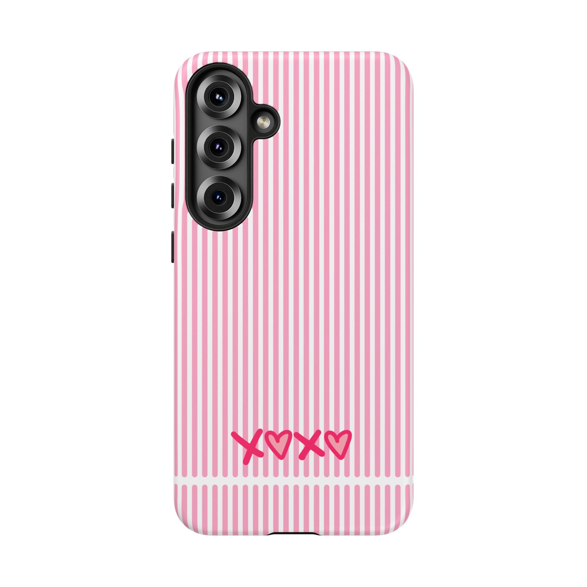 Galentines Day Pink Striped Lines phone case, Pink Stripe Iphone case | Tough Cases - Iphone, Samsung and Pixel Mobile cases