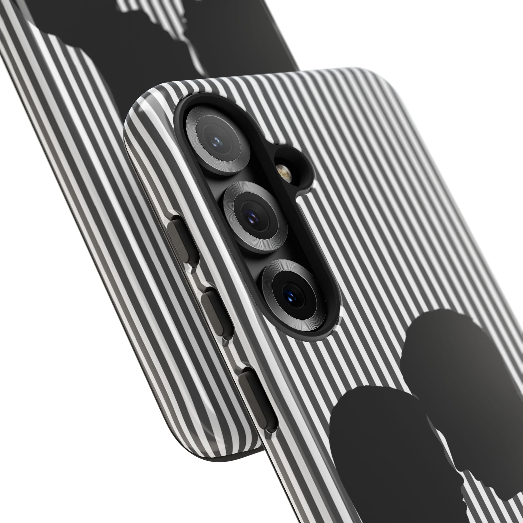 Silhouette Couple Phone Case | Galentines Day Striped Black and white phone case, Stripe Iphone case - Iphone, Samsung and Pixel Mobile case