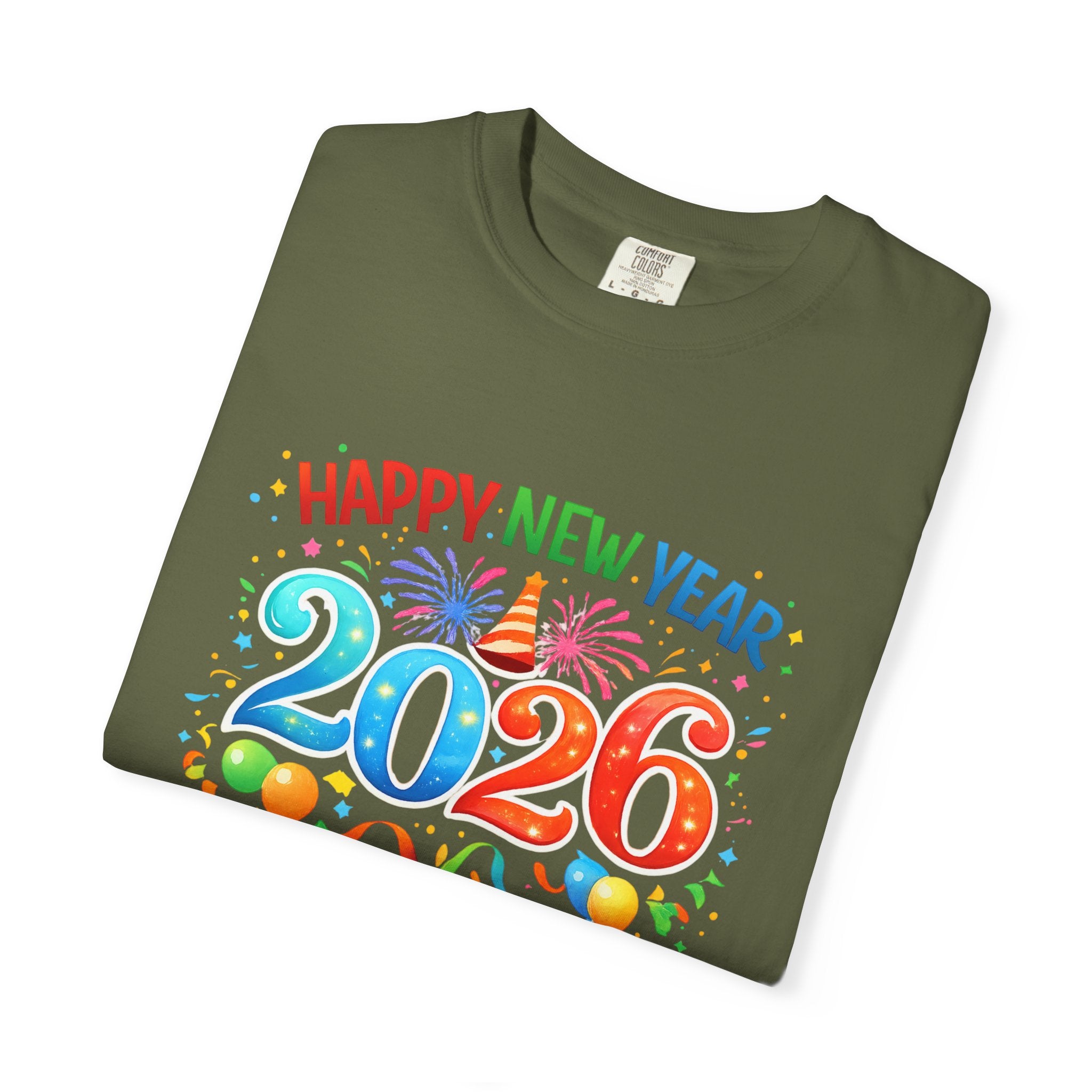Happy New Year 2026 Family Shirts, Matching New Year Crew Tees, Mom Dad Kids Toddler Baby, NYE Party Outfit, Unisex