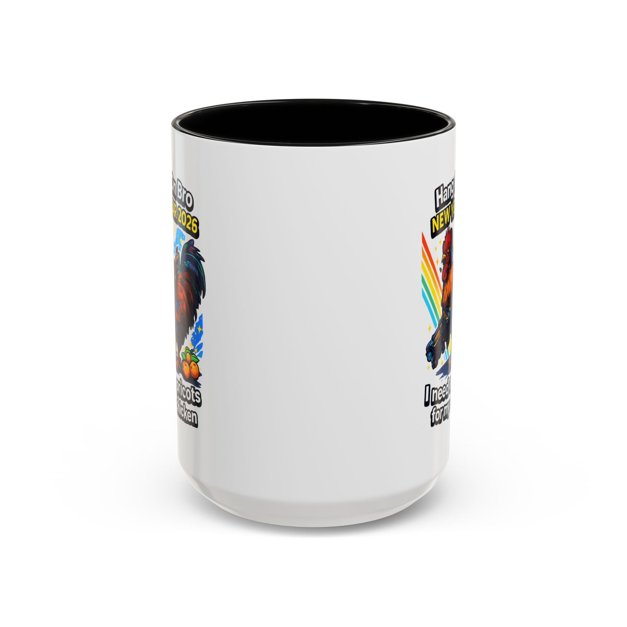 Hang On Bro 2026 Apricots Mug, Funny Rooster Gamer Coffee Mug 15oz Accent Cup, Arc Raiders Inspired Gift for Brother