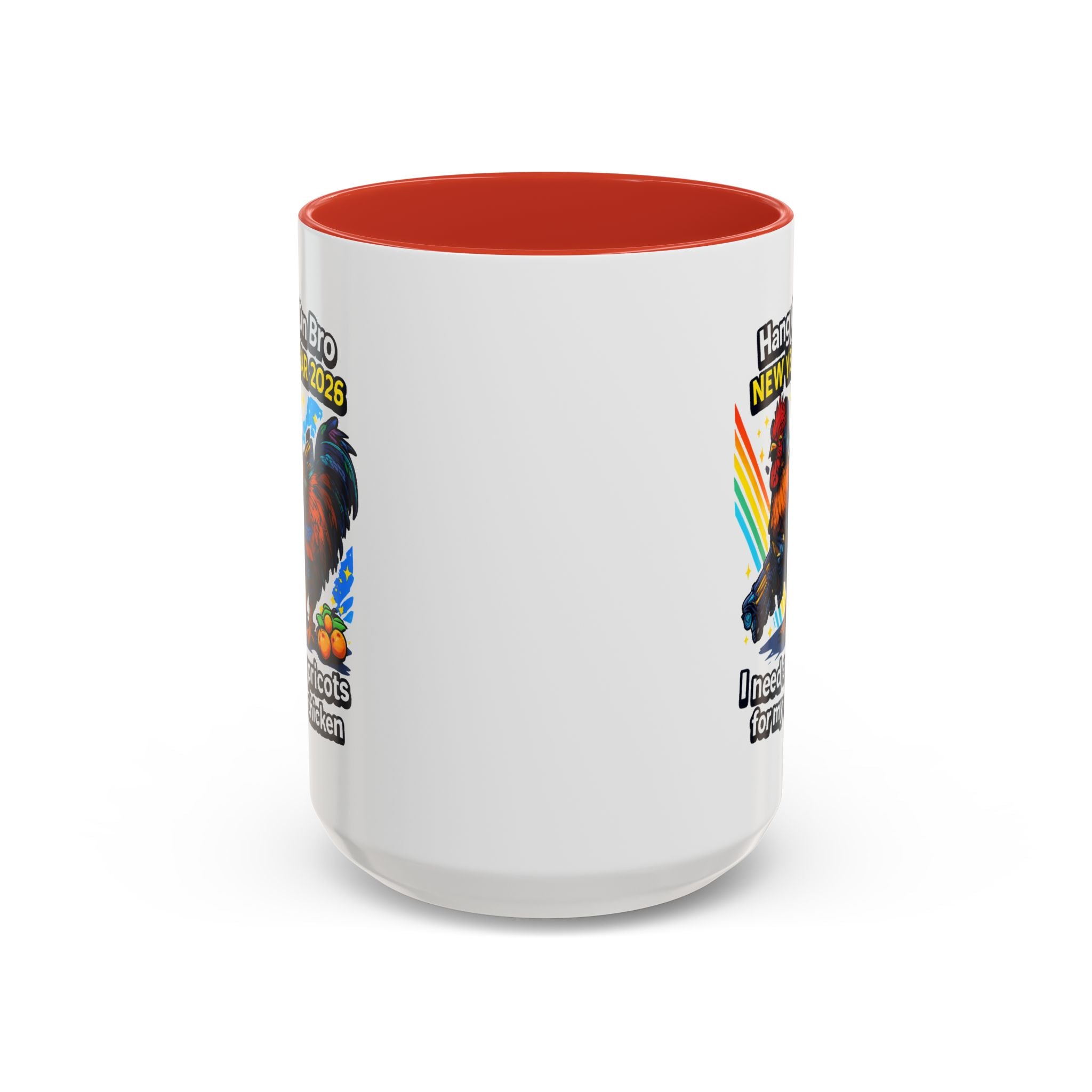 Hang On Bro 2026 Apricots Mug, Funny Rooster Gamer Coffee Mug 15oz Accent Cup, Arc Raiders Inspired Gift for Brother