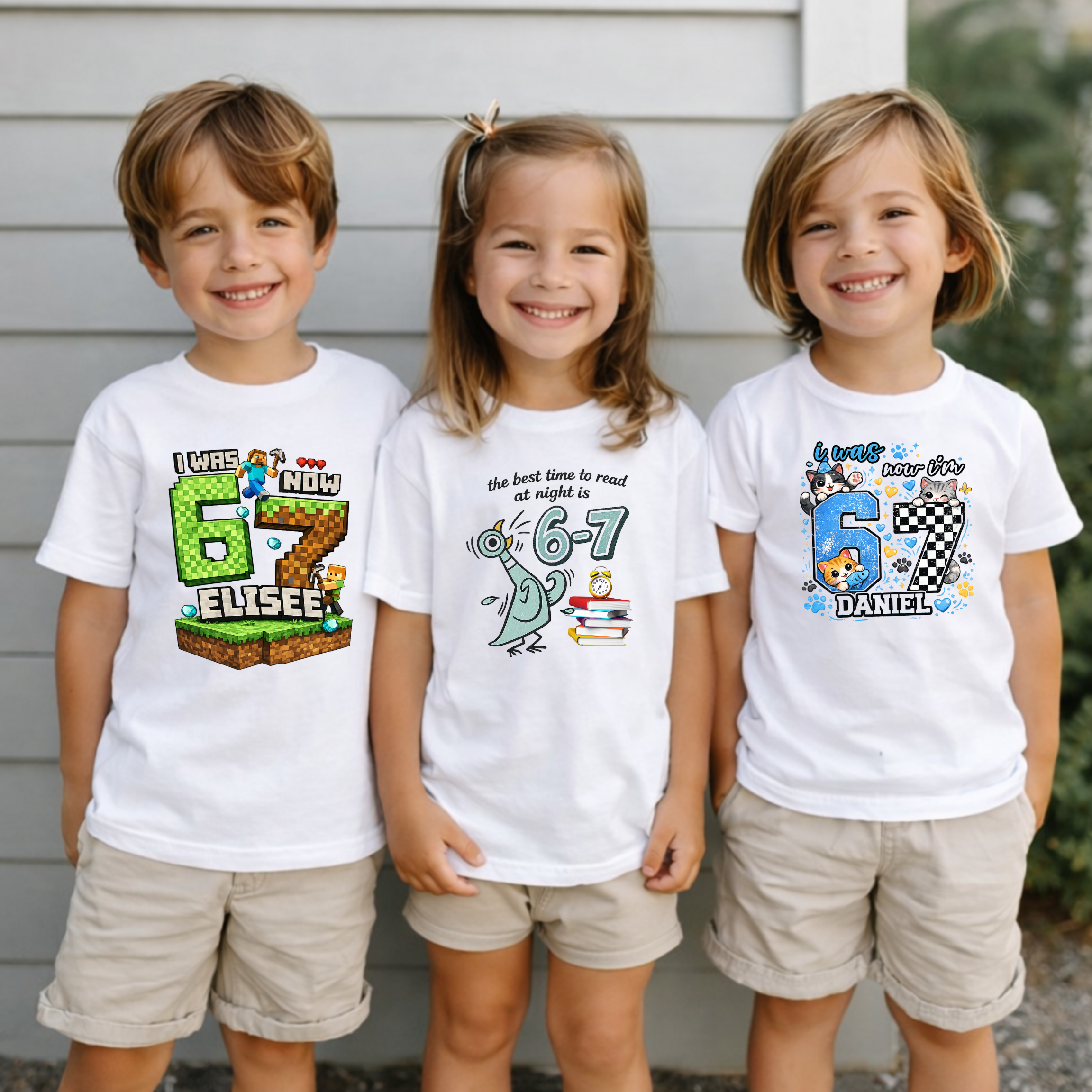 Comfort Colors Reading 6-7 T-Shirt, Pigeon Elephant Piggie Children's Books Shirt, Teacher 6 7 Tee, Funny Gifts for teachers appreciation