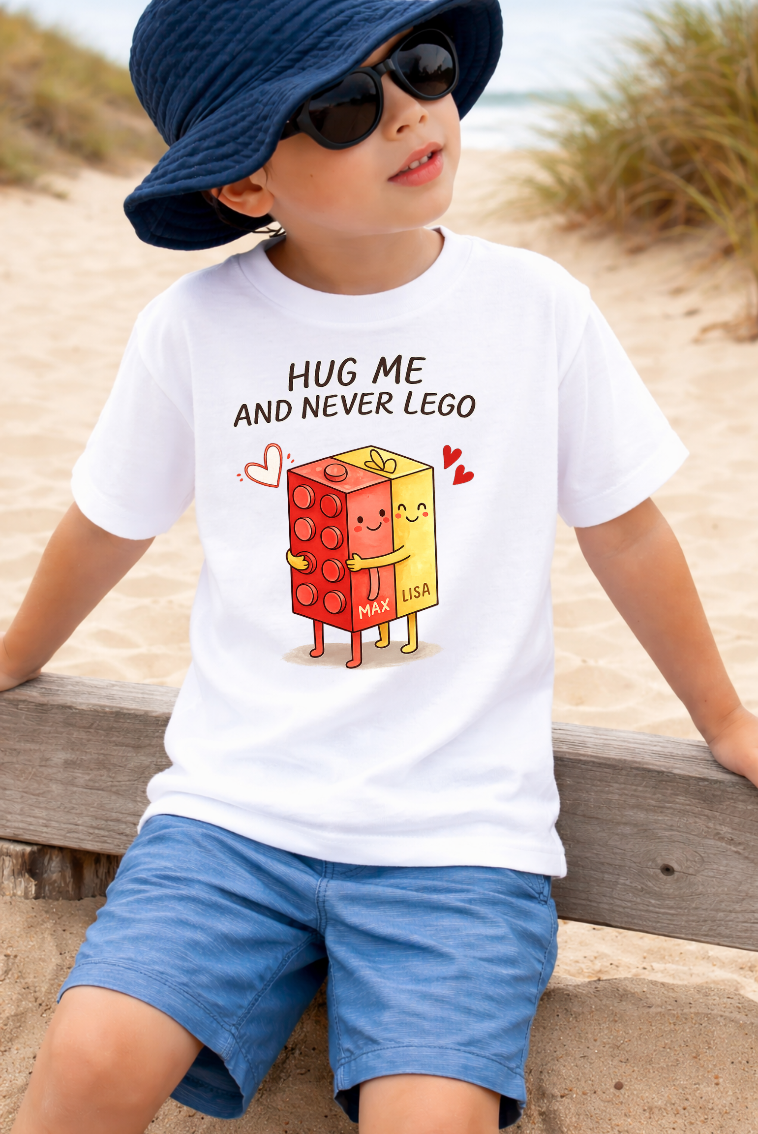 Personalized Valentine's Day Shirt Gifts, Hug Me Cute Lego Tshirt Gift for Boyfriend, for Husband, Galentines Day Couple Gift
