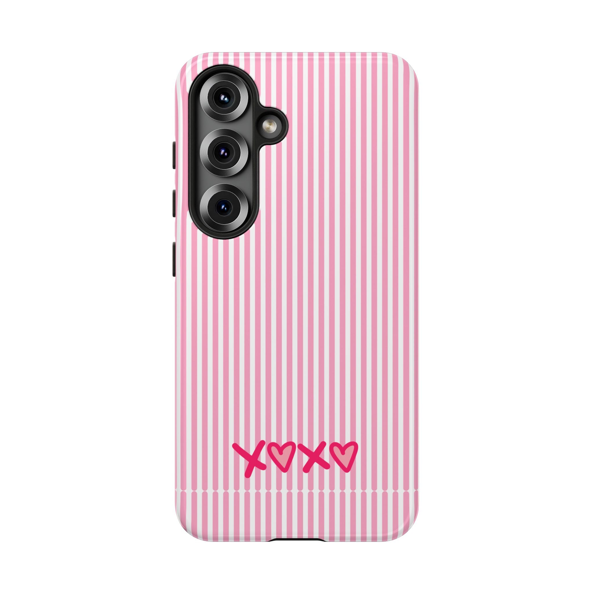 Galentines Day Pink Striped Lines phone case, Pink Stripe Iphone case | Tough Cases - Iphone, Samsung and Pixel Mobile cases
