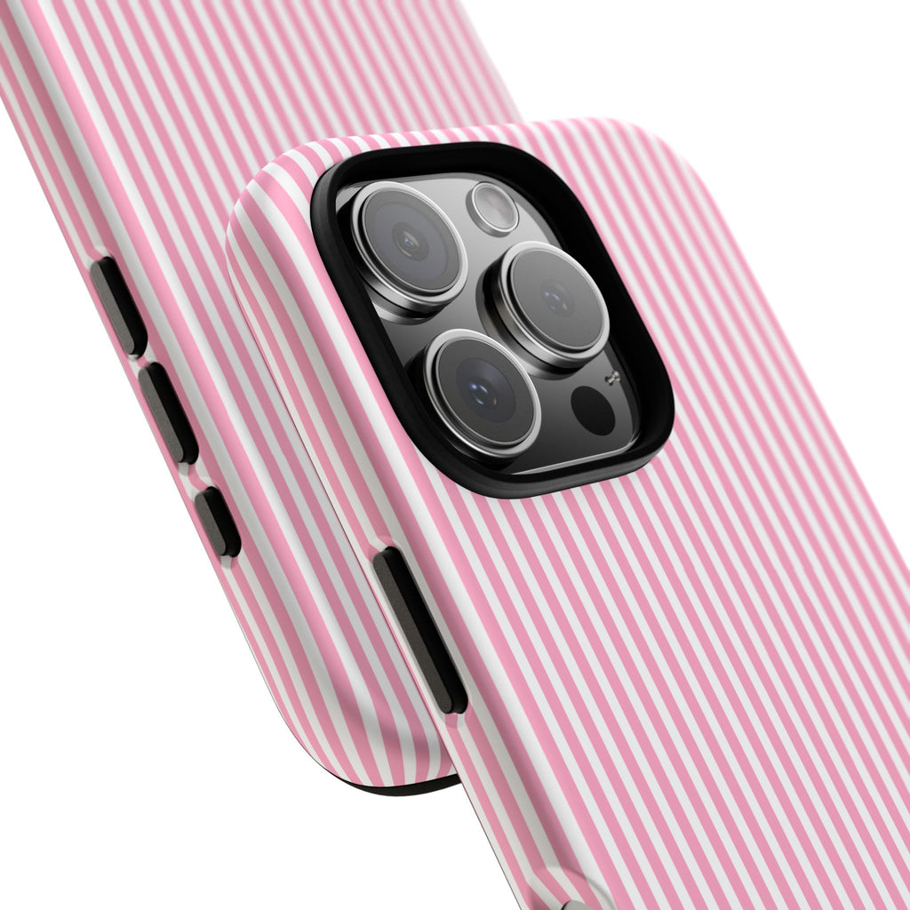 Galentines Day Pink Striped Lines phone case, Pink Stripe Iphone case | Tough Cases - Iphone, Samsung and Pixel Mobile cases