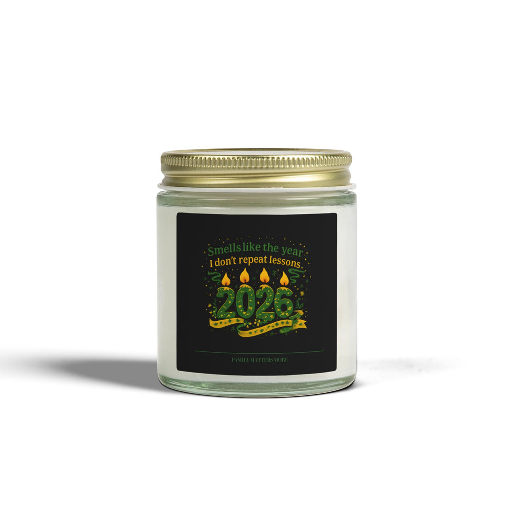 Smells Like The Year I Dont Repeat Lessons Candle, Funny 2026 New Year Soy Candle 4oz 9oz, Scented Jar, NYE Gift
