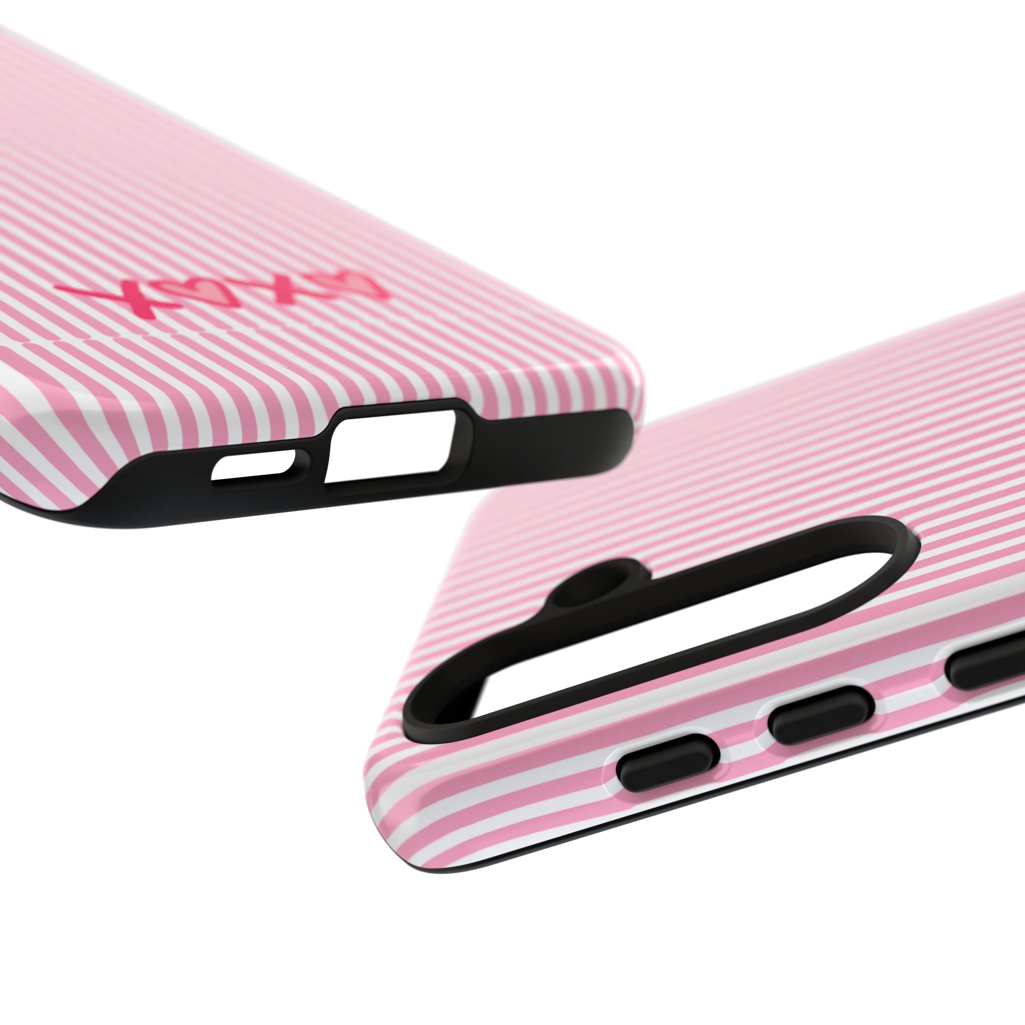 Galentines Day Pink Striped Lines phone case, Pink Stripe Iphone case | Tough Cases - Iphone, Samsung and Pixel Mobile cases