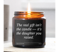Daughter to Parents Gift Candle | Funny Sentimental Soy Candle for Mom & Dad | Birthday, Family Love Gift, Handmade