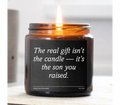 No candle burns brighter than the son you raised Candle | Scented Candle | Birthday Gift for Parents | Gift From Son to Mom and Dad Candle