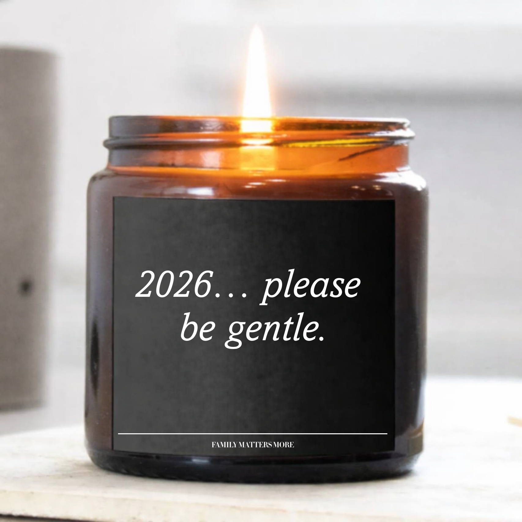 2026 Please Be Gentle Candle, Funny New Year Soy Candle 9oz, Scented Jar Candle, New Years Eve Gift, Holiday Decor