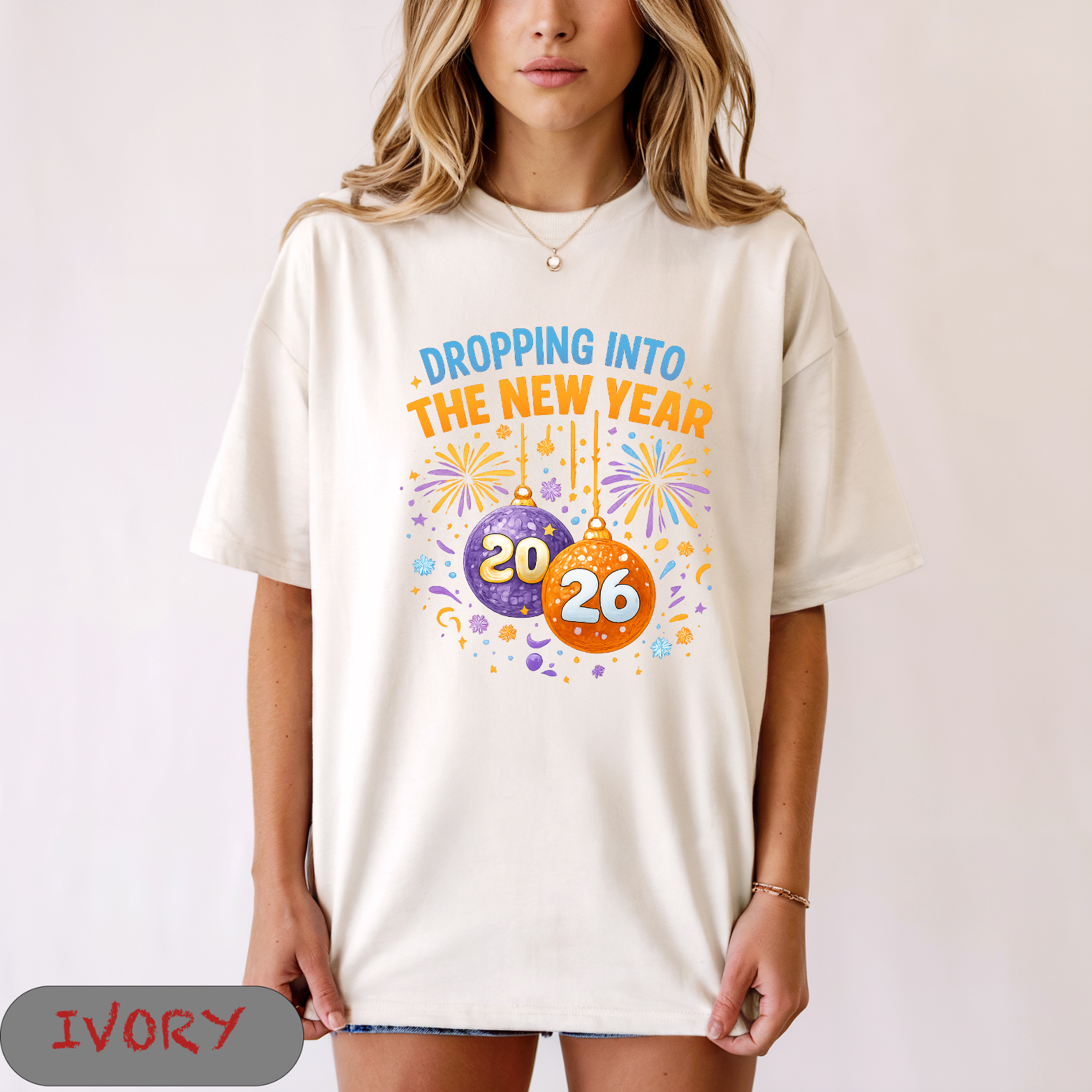 Dropping Into The New Year Shirt, Comfort Colors Unisex Tee, Matching Family New Years Shirts, Youth Toddler Baby Bodysuit