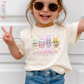 Kawaii Cartoon Animal Friends Shirt, Cute Creature Graphic Tee, Pastel Kawaii Unisex T-Shirt, Anime Style Cute Critter Top, Gift for Friends