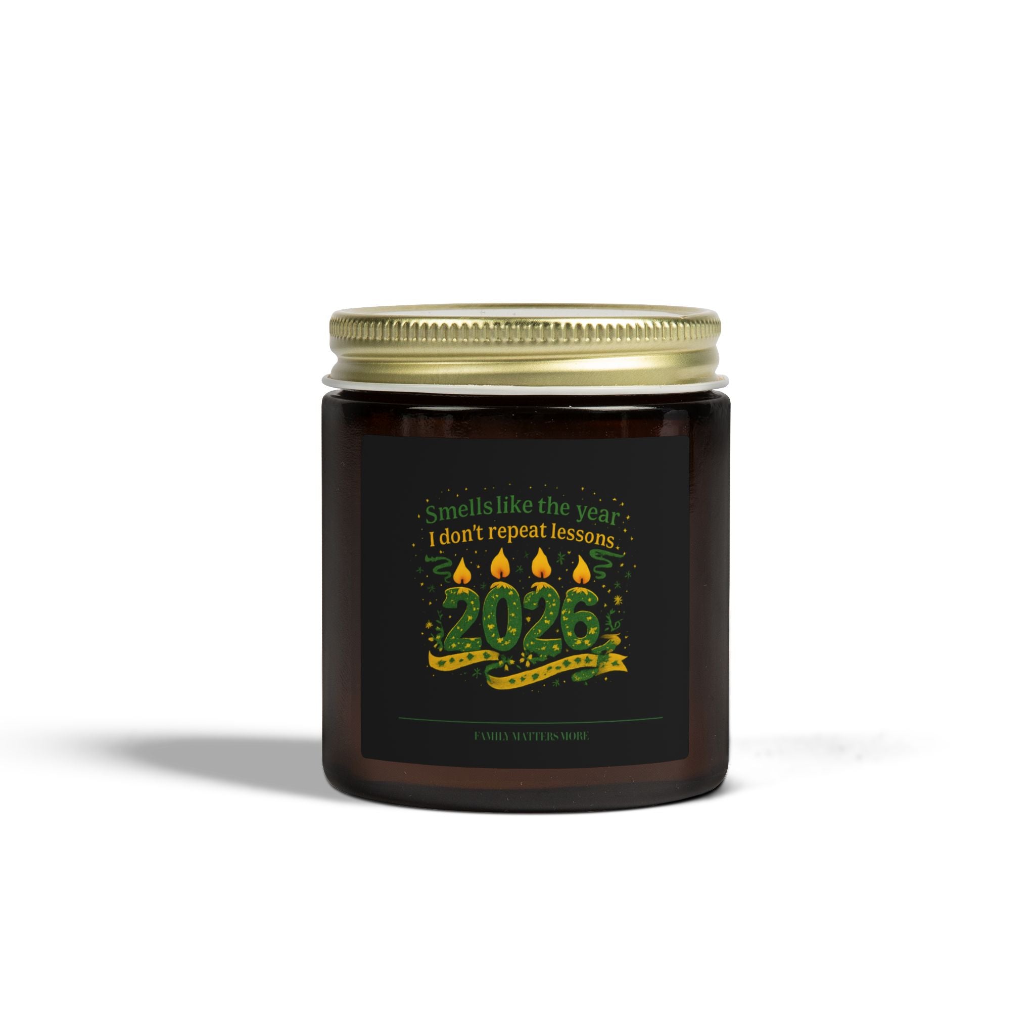 Smells Like The Year I Dont Repeat Lessons Candle, Funny 2026 New Year Soy Candle 4oz 9oz, Scented Jar, NYE Gift