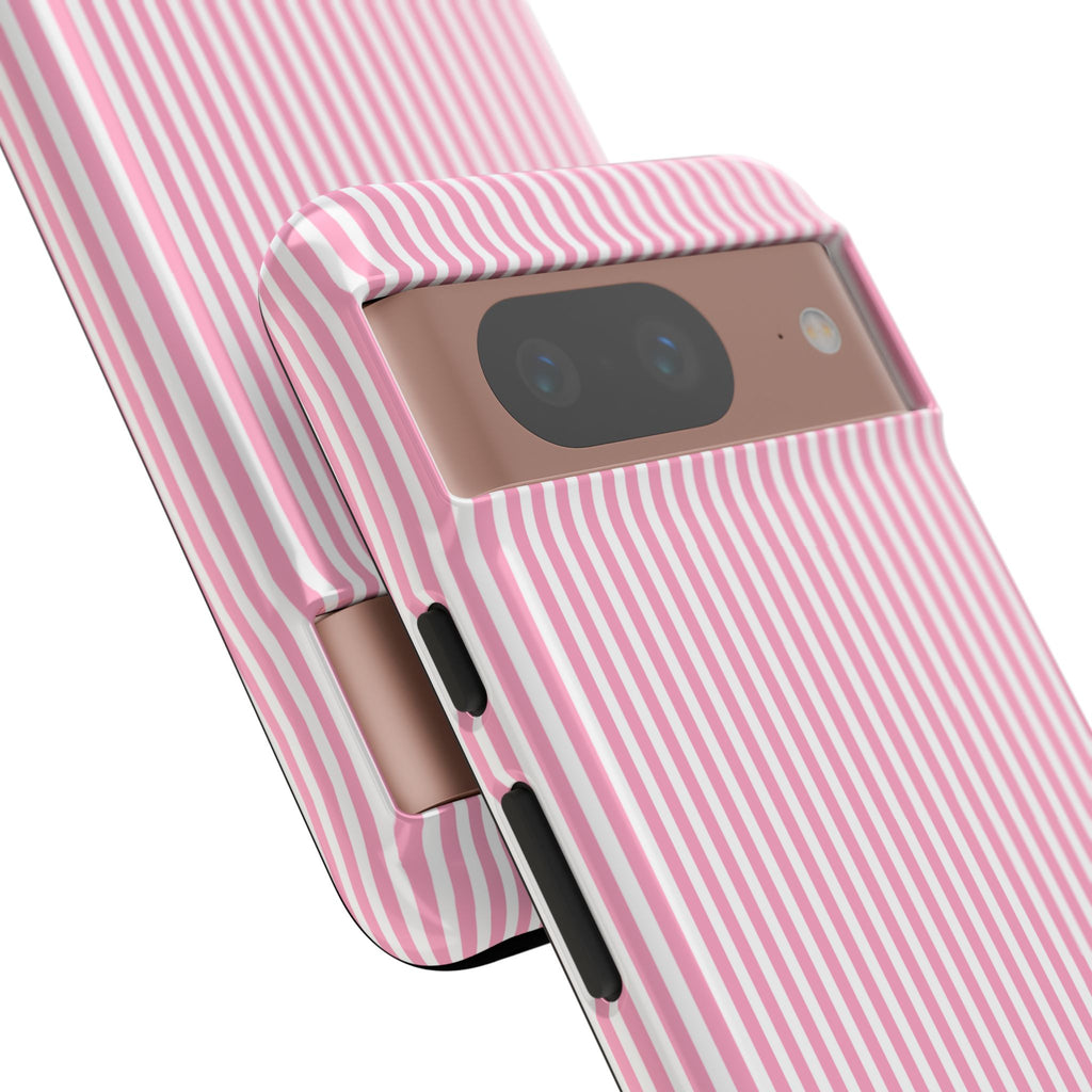 Galentines Day Pink Striped Lines phone case, Pink Stripe Iphone case | Tough Cases - Iphone, Samsung and Pixel Mobile cases