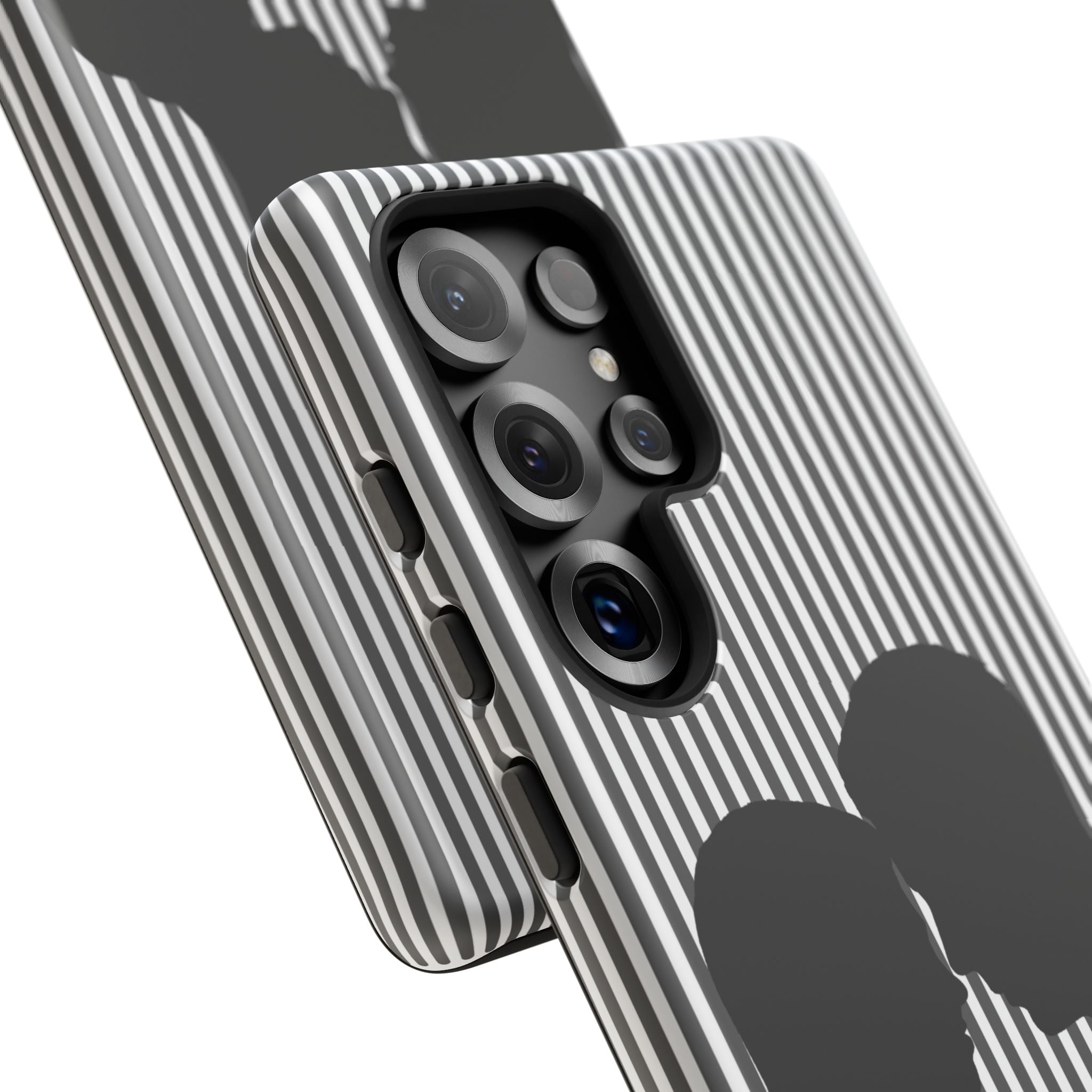 Silhouette Couple Phone Case | Galentines Day Striped Black and white phone case, Stripe Iphone case - Iphone, Samsung and Pixel Mobile case