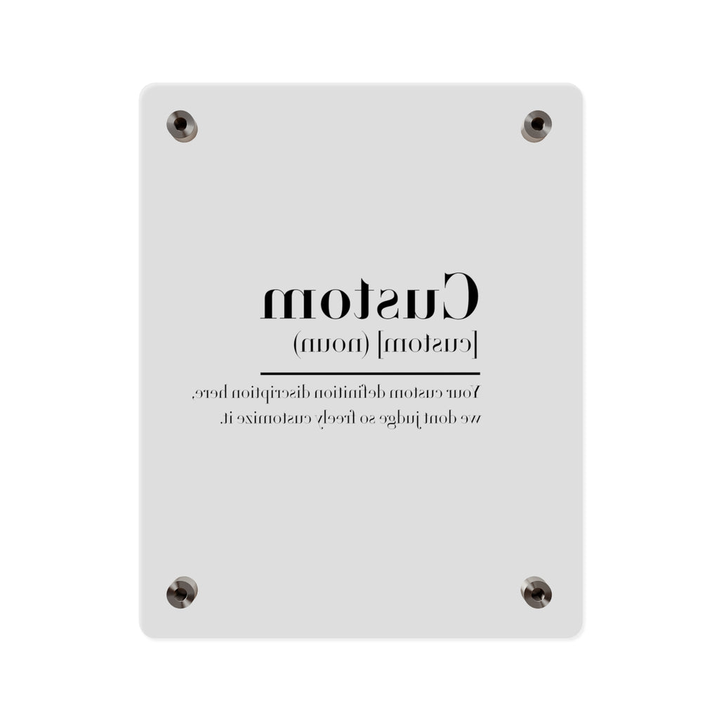 Custom Quote Definition Acrylic Wall Art Panel | Personalizable Quote Definition Acrylic Wall Art, Cutsom qoutation wall art hanging panel