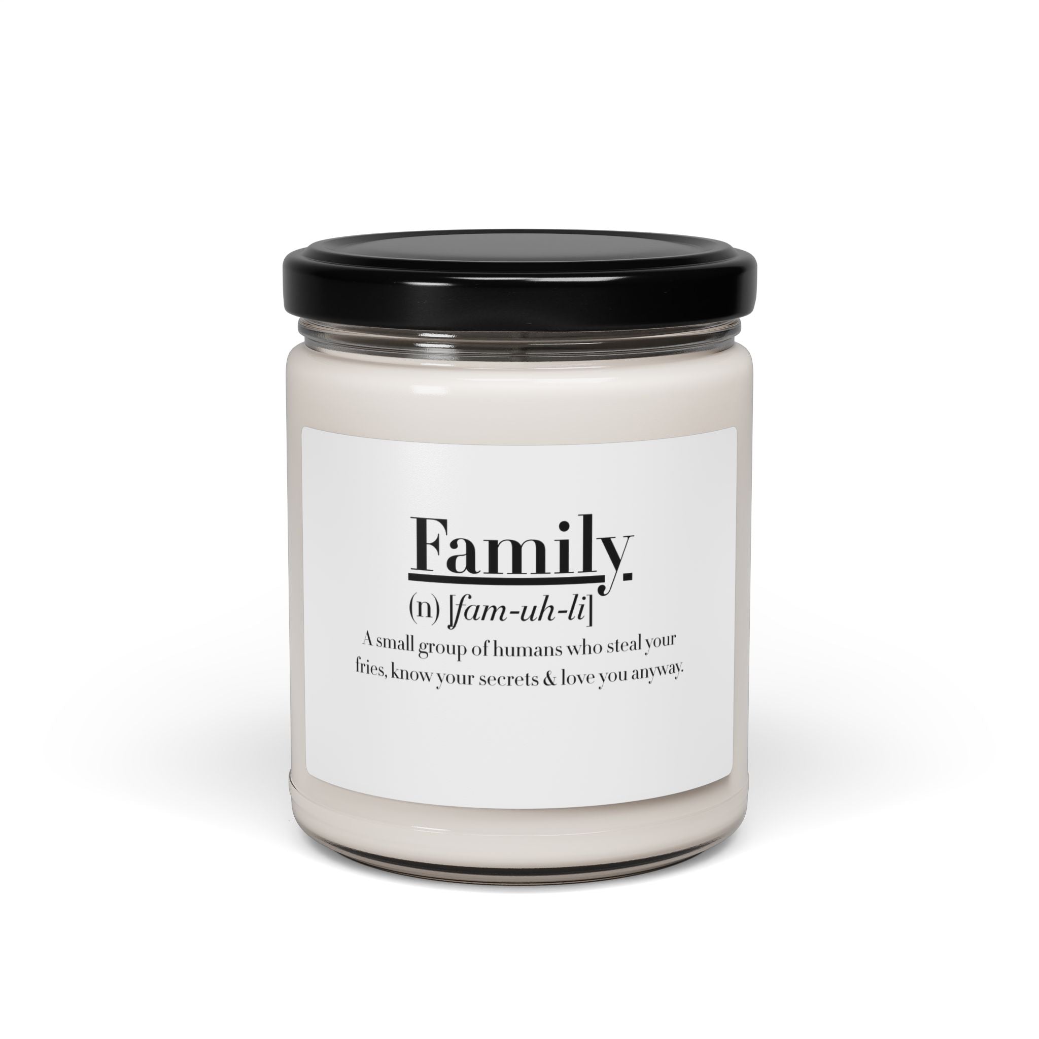Family Definition Candle | Personalized Gift Candle | Family Reunion Gift | Mother's Day Gift | Home Decor | Family Christmas Gifts