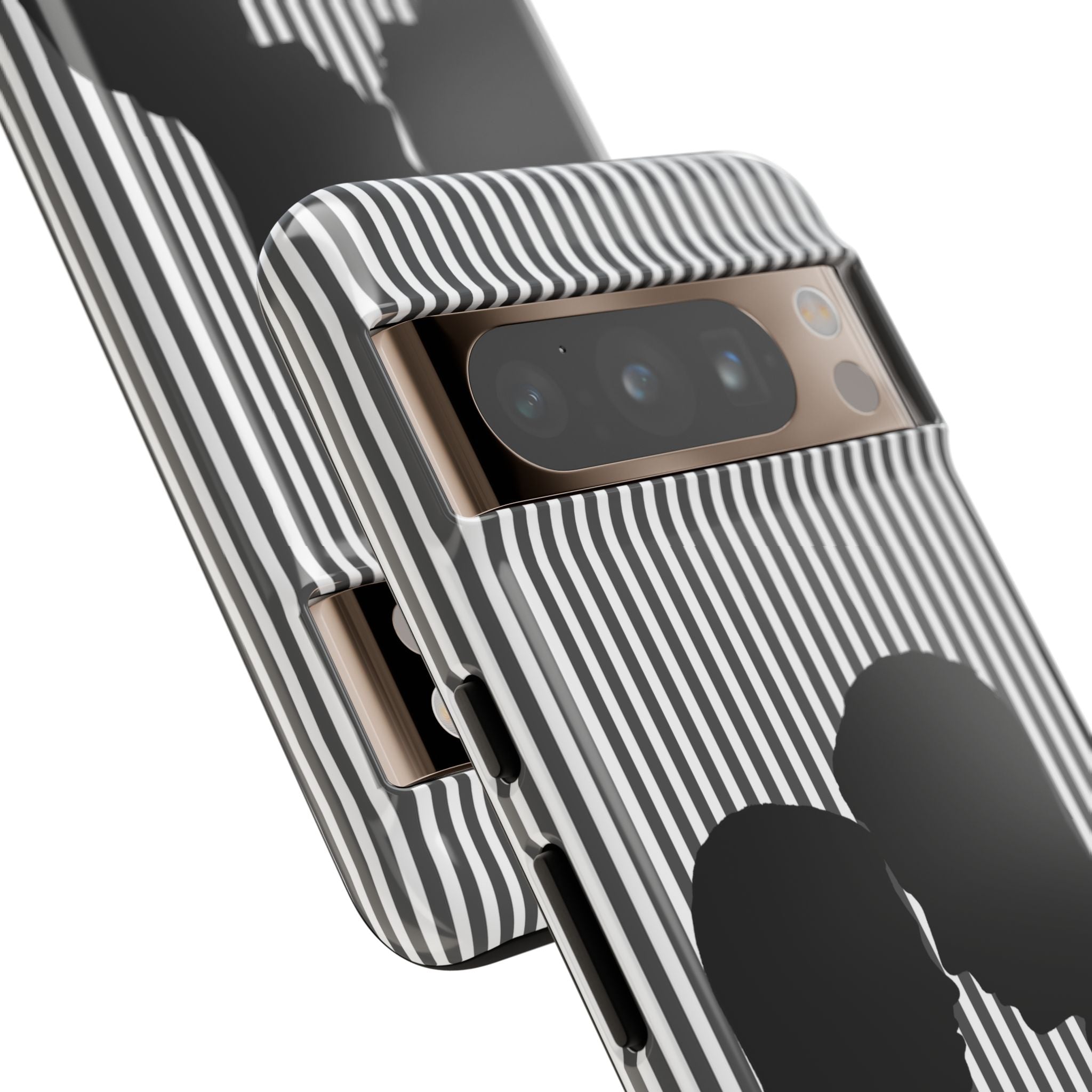 Silhouette Couple Phone Case | Galentines Day Striped Black and white phone case, Stripe Iphone case - Iphone, Samsung and Pixel Mobile case