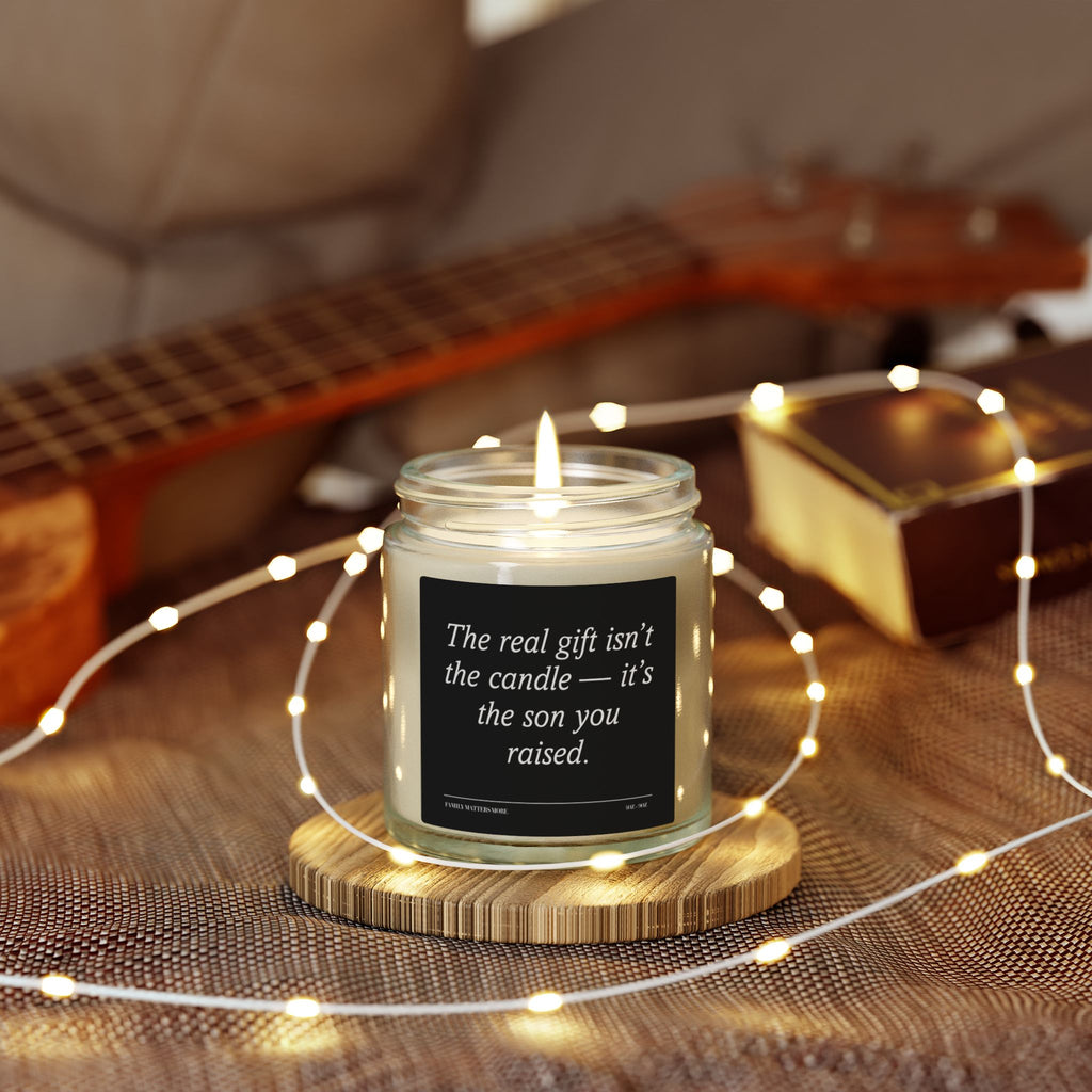 Having Me as a Son Candle | Funny Gift From Son to Mom & Dad | Scented Soy Candle | Parent Birthday Gift | Coconut Apricot Wax 4oz 9oz