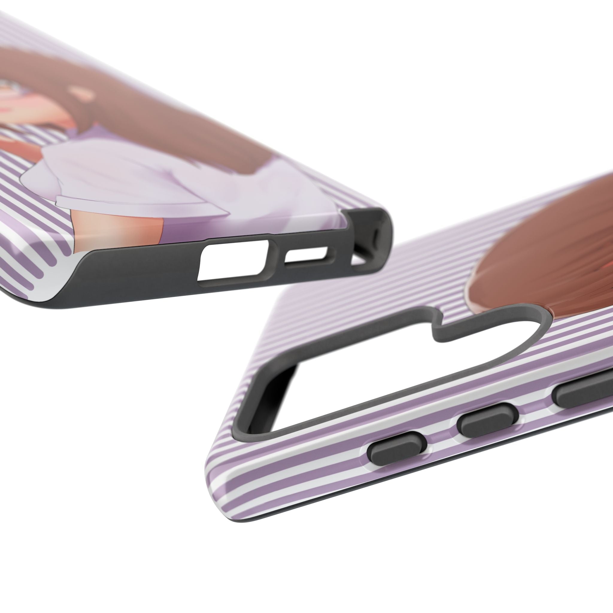 Galentines Day Striped lines mobile case, Glasses Anime Girl Stripe Iphone case | Tough Cases - Iphone, Samsung and Pixel Mobile cases