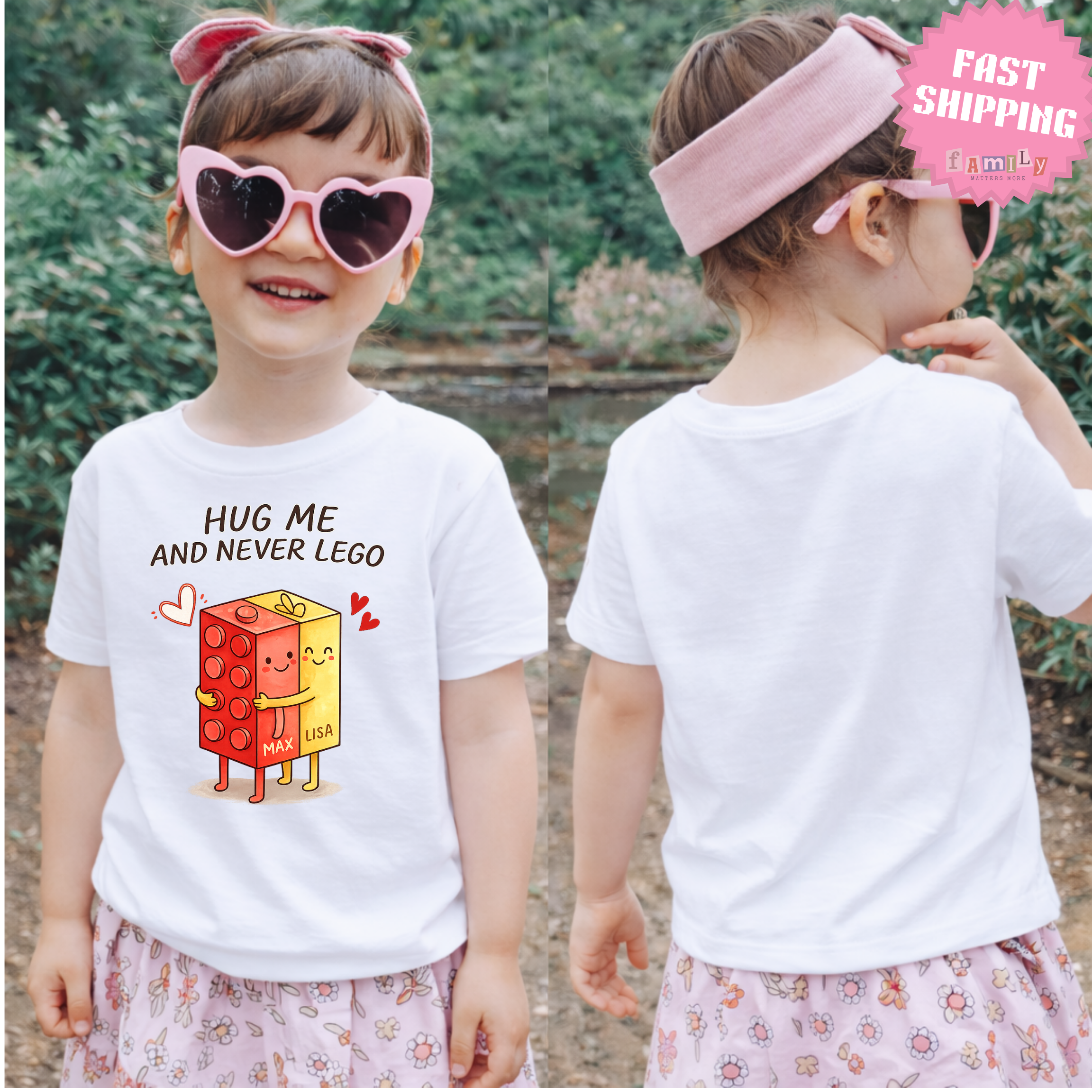 Personalized Valentine's Day Shirt Gifts, Hug Me Cute Lego Tshirt Gift for Boyfriend, for Husband, Galentines Day Couple Gift