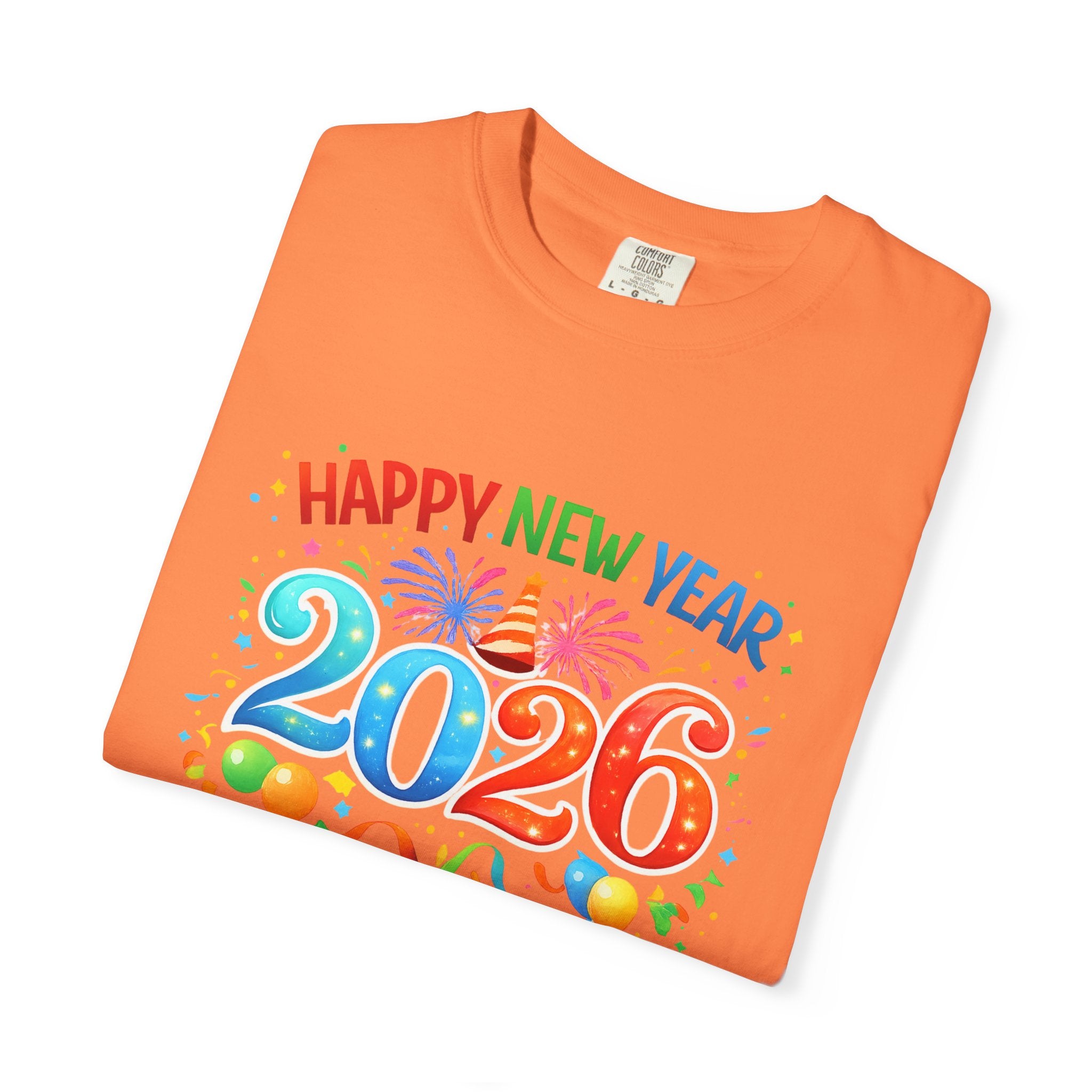 Happy New Year 2026 Family Shirts, Matching New Year Crew Tees, Mom Dad Kids Toddler Baby, NYE Party Outfit, Unisex