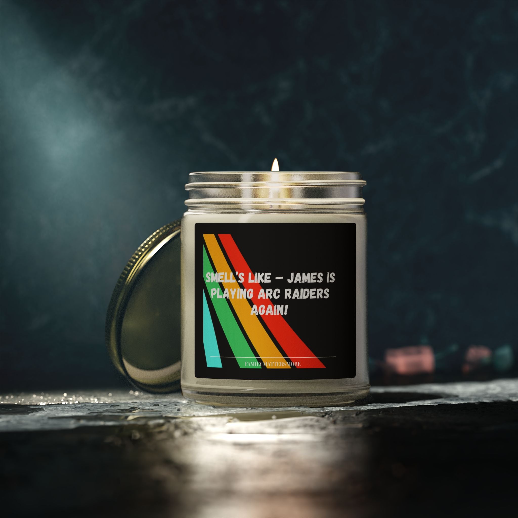 Custom Arc Raiders Candle, Smells Like (Name) Is Playing Arc Raiders Again, Funny Gamer Gift, Personalized 11-15oz Scented Candle