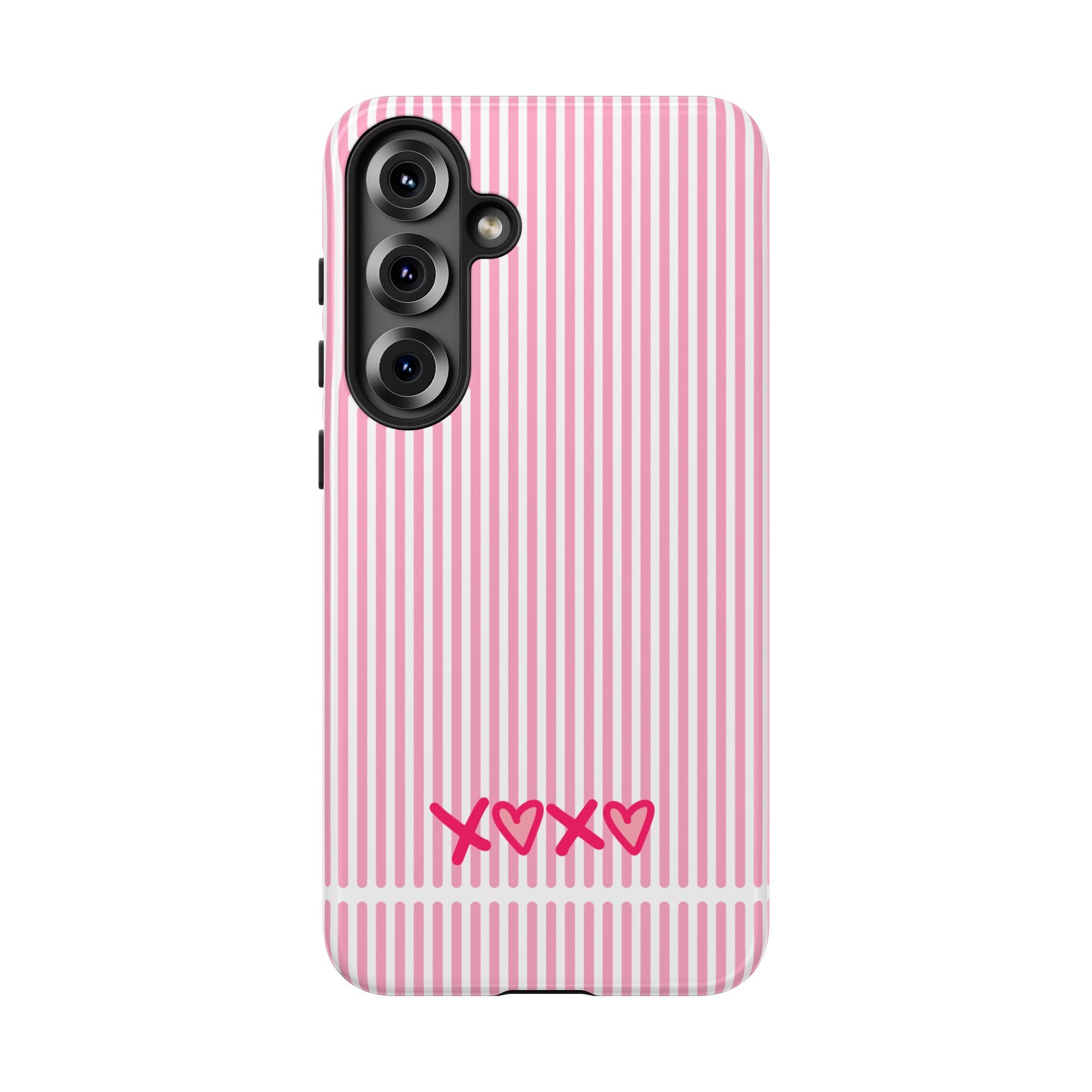 Galentines Day Pink Striped Lines phone case, Pink Stripe Iphone case | Tough Cases - Iphone, Samsung and Pixel Mobile cases
