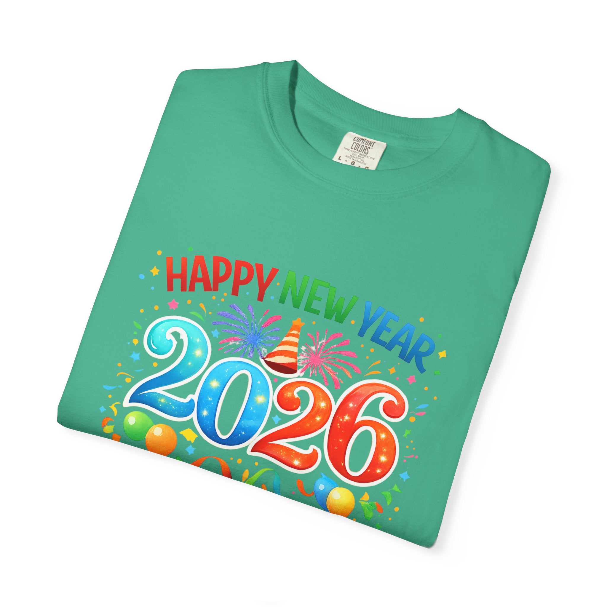 Happy New Year 2026 Family Shirts, Matching New Year Crew Tees, Mom Dad Kids Toddler Baby, NYE Party Outfit, Unisex