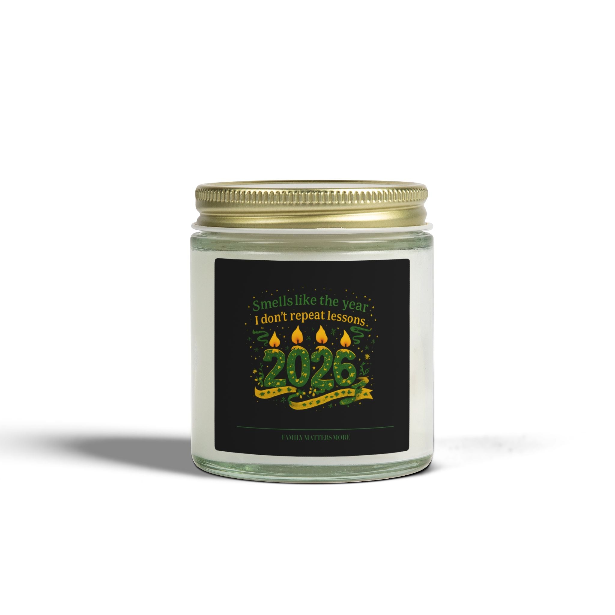 Smells Like The Year I Dont Repeat Lessons Candle, Funny 2026 New Year Soy Candle 4oz 9oz, Scented Jar, NYE Gift