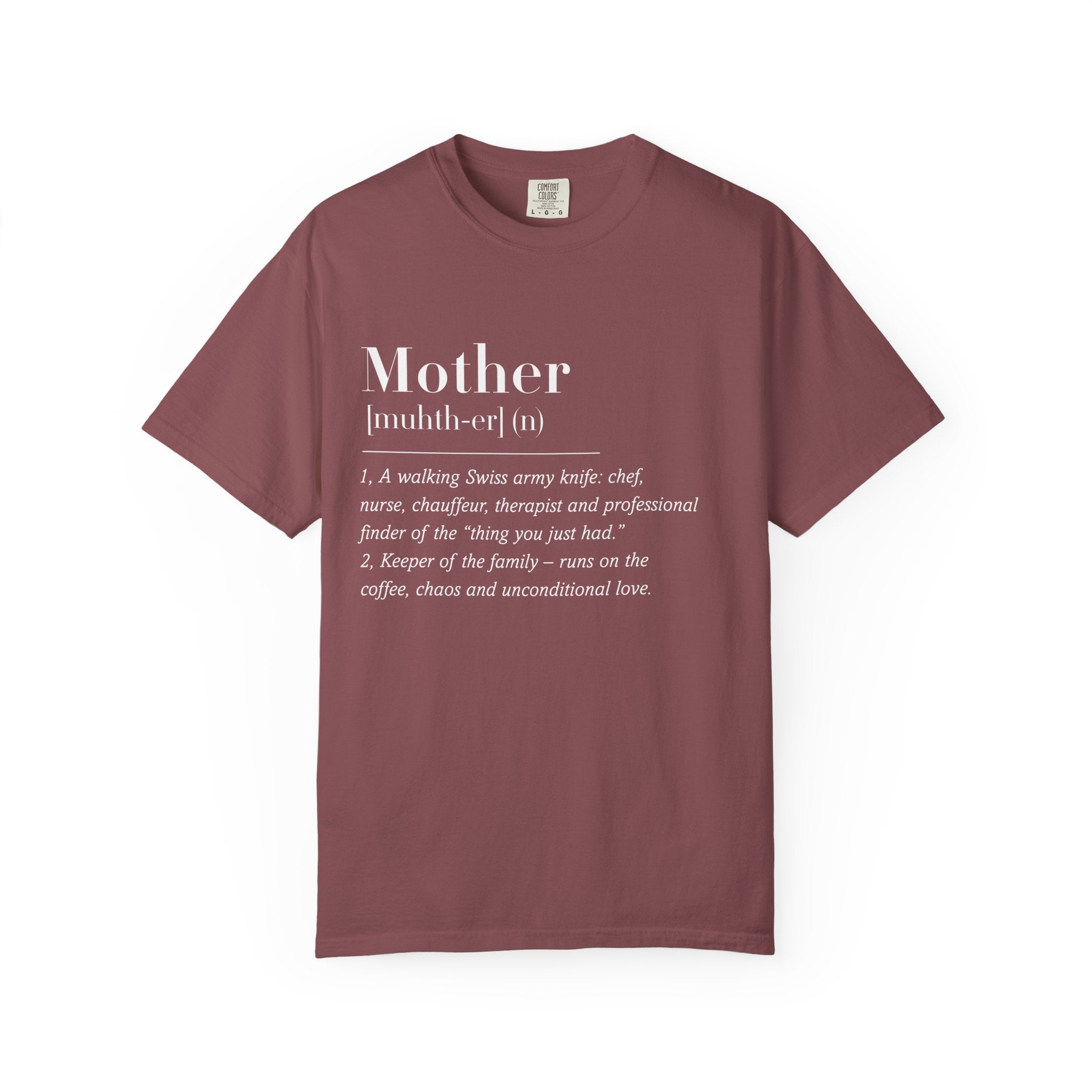Mother Definition tshirt for Mama for Mother's Day Gift, Mama Definition Tee, Gifts for Mama to Be, Mother Quote T-shirt , Funny Mama Shirt