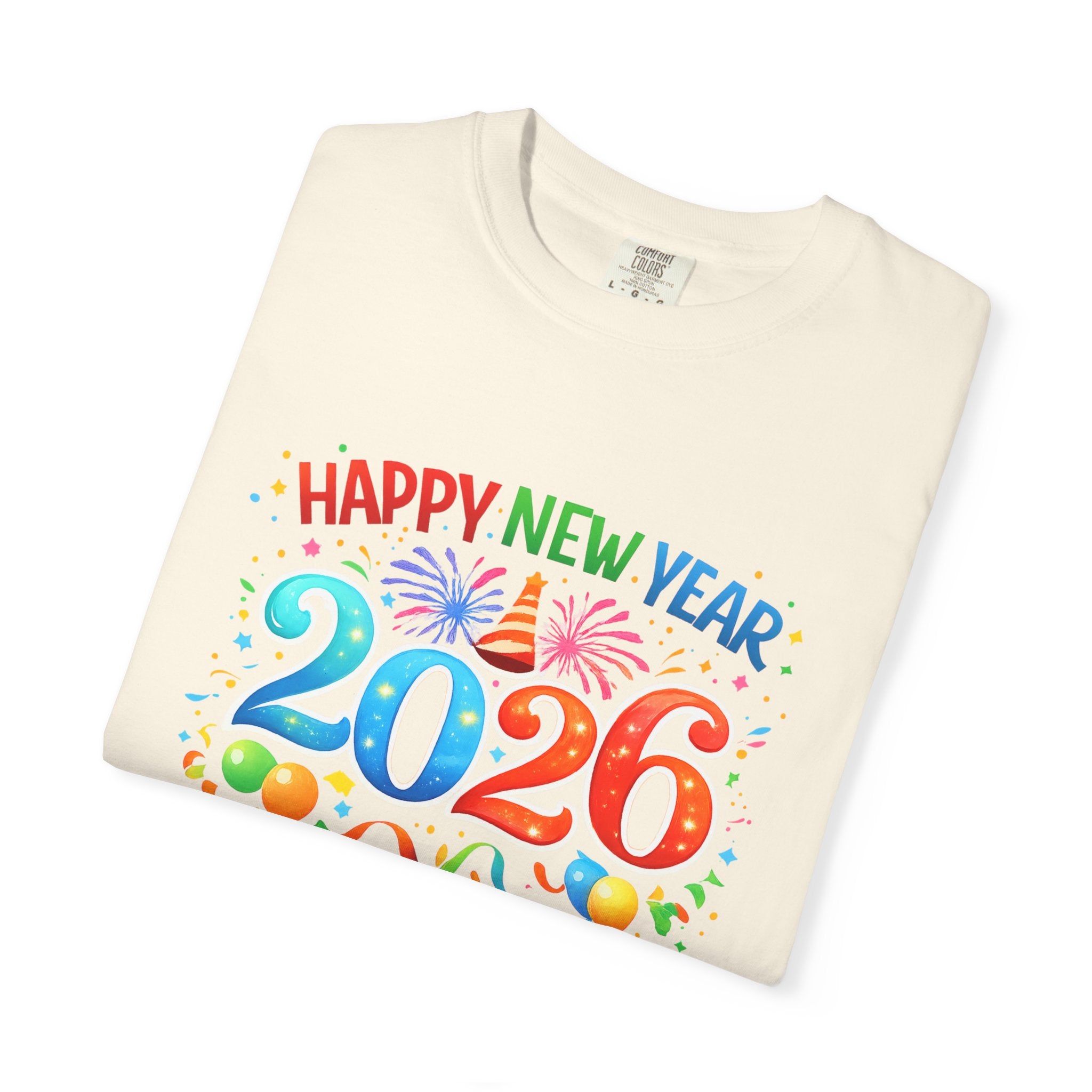 Happy New Year 2026 Family Shirts, Matching New Year Crew Tees, Mom Dad Kids Toddler Baby, NYE Party Outfit, Unisex