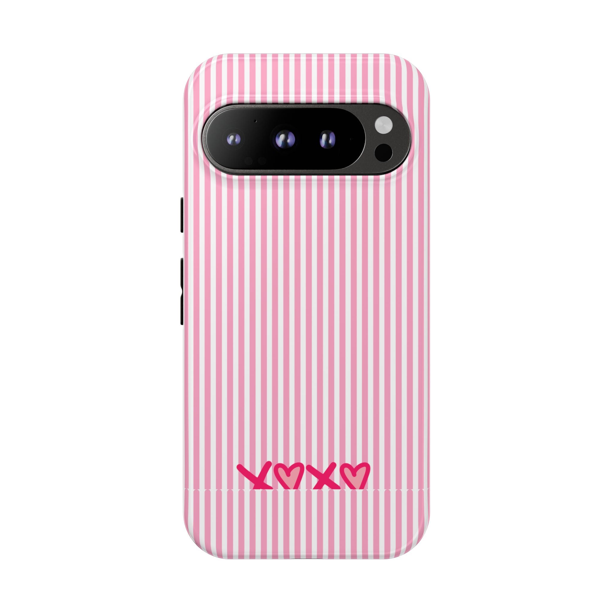 Galentines Day Pink Striped Lines phone case, Pink Stripe Iphone case | Tough Cases - Iphone, Samsung and Pixel Mobile cases