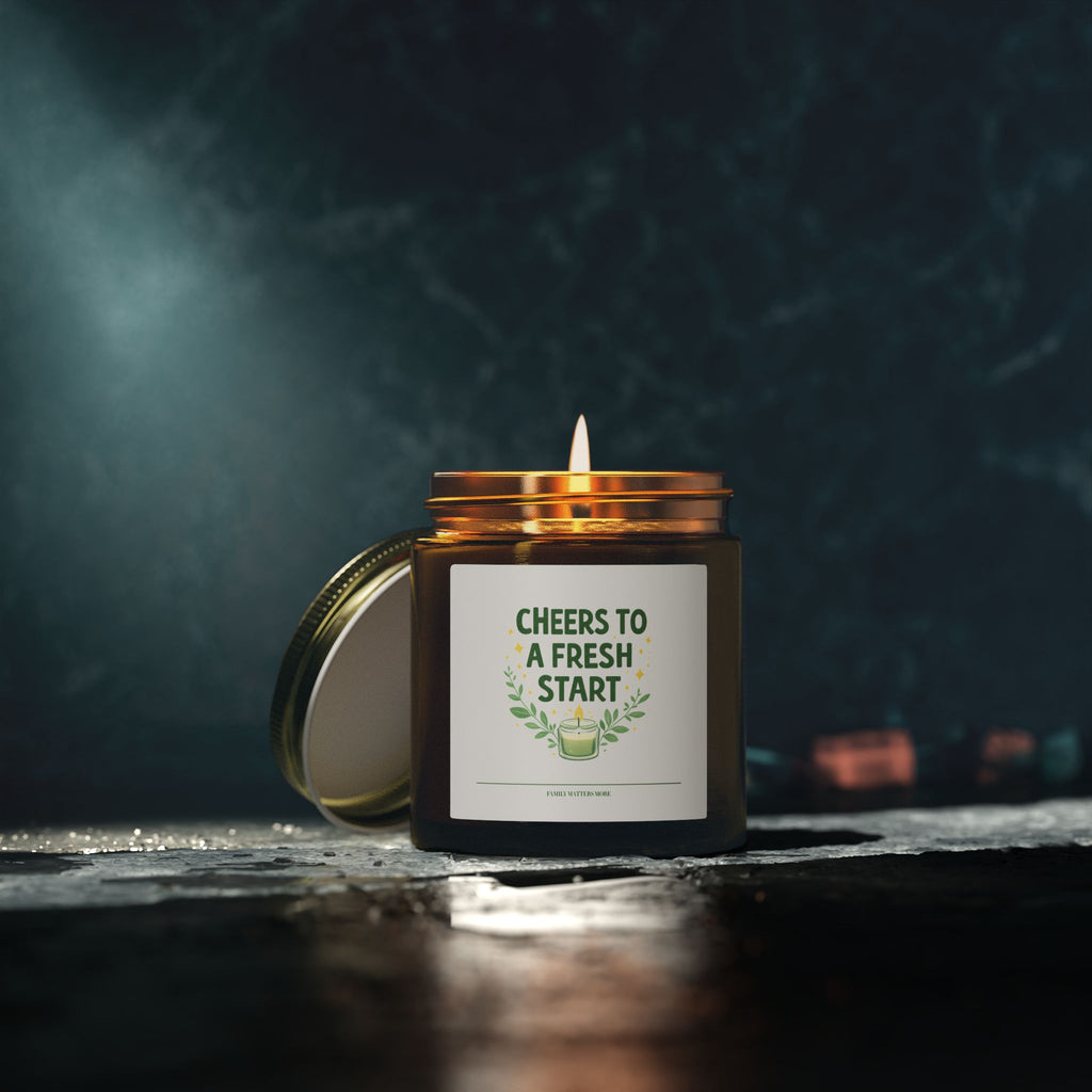 Cheers to 2026 Candle, New Year Soy Candle 9oz, Scented Jar Candle, New Years Eve Gift, Holiday Home Decor