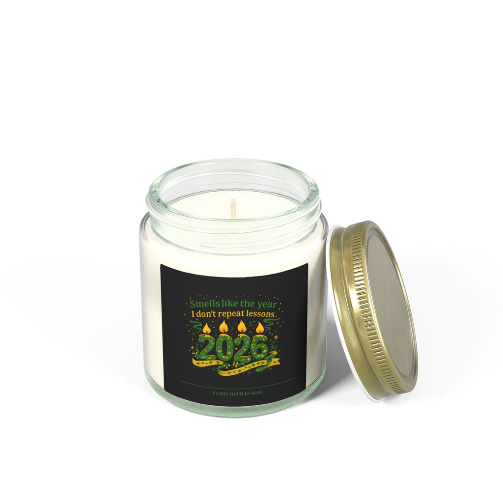 Smells Like The Year I Dont Repeat Lessons Candle, Funny 2026 New Year Soy Candle 4oz 9oz, Scented Jar, NYE Gift
