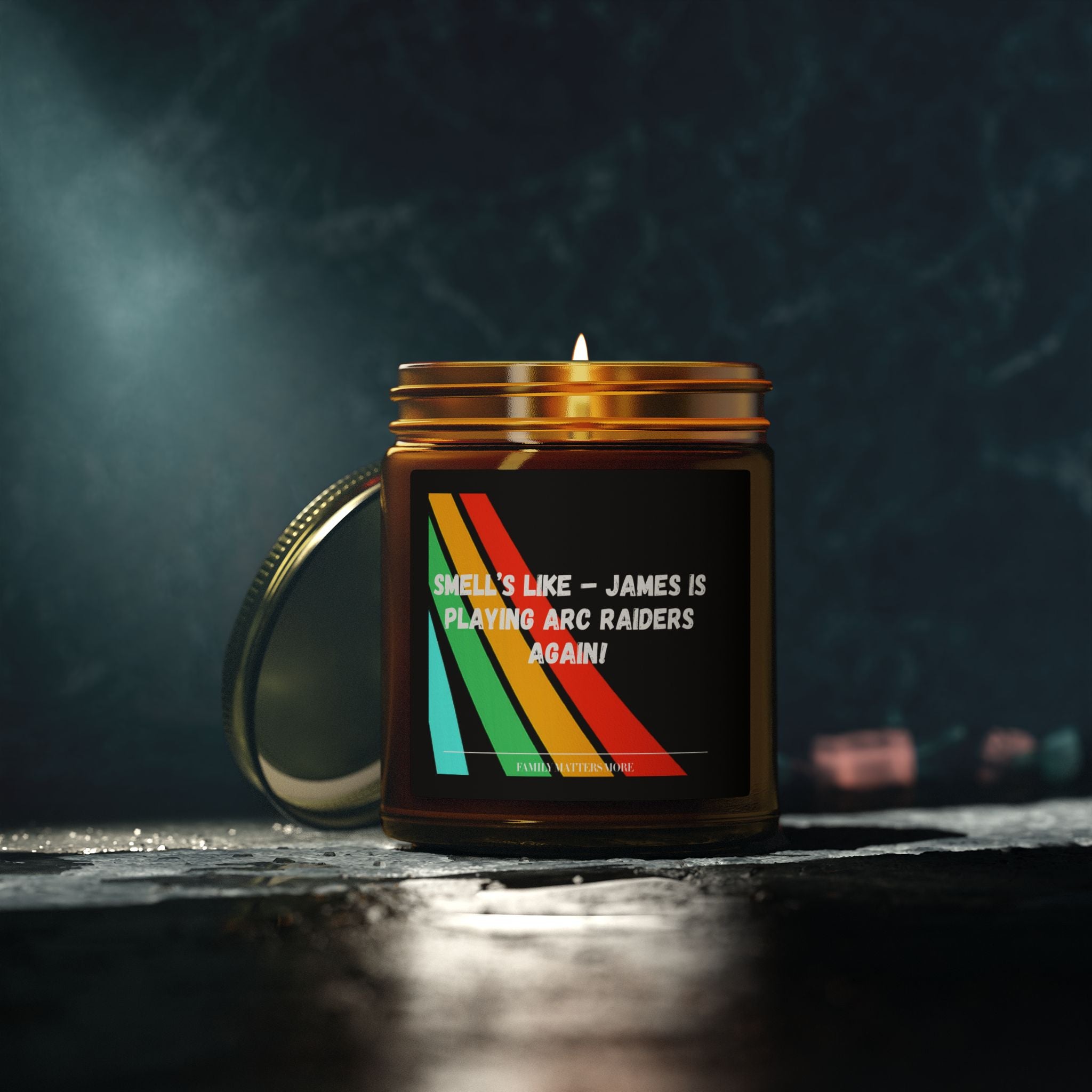 Custom Arc Raiders Candle, Smells Like (Name) Is Playing Arc Raiders Again, Funny Gamer Gift, Personalized 11-15oz Scented Candle