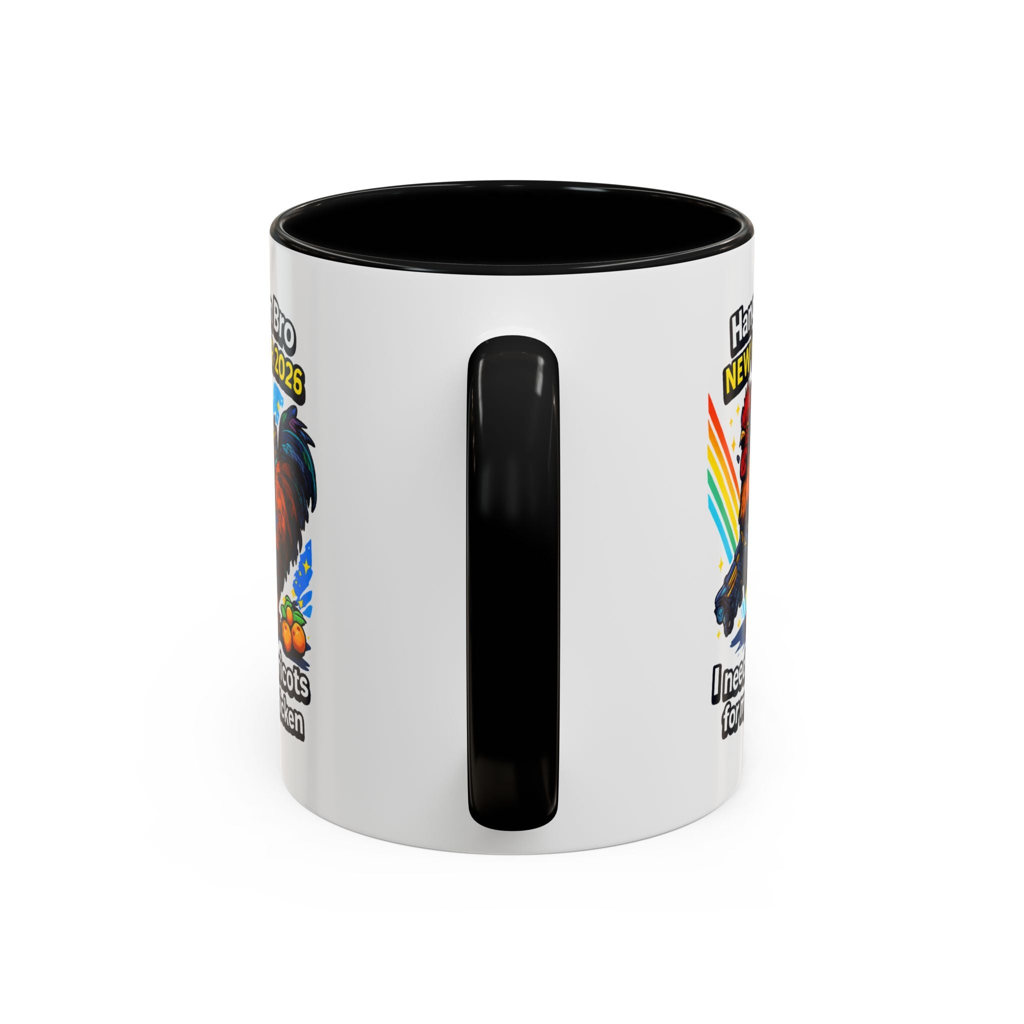 Hang On Bro 2026 Apricots Mug, Funny Rooster Gamer Coffee Mug 15oz Accent Cup, Arc Raiders Inspired Gift for Brother