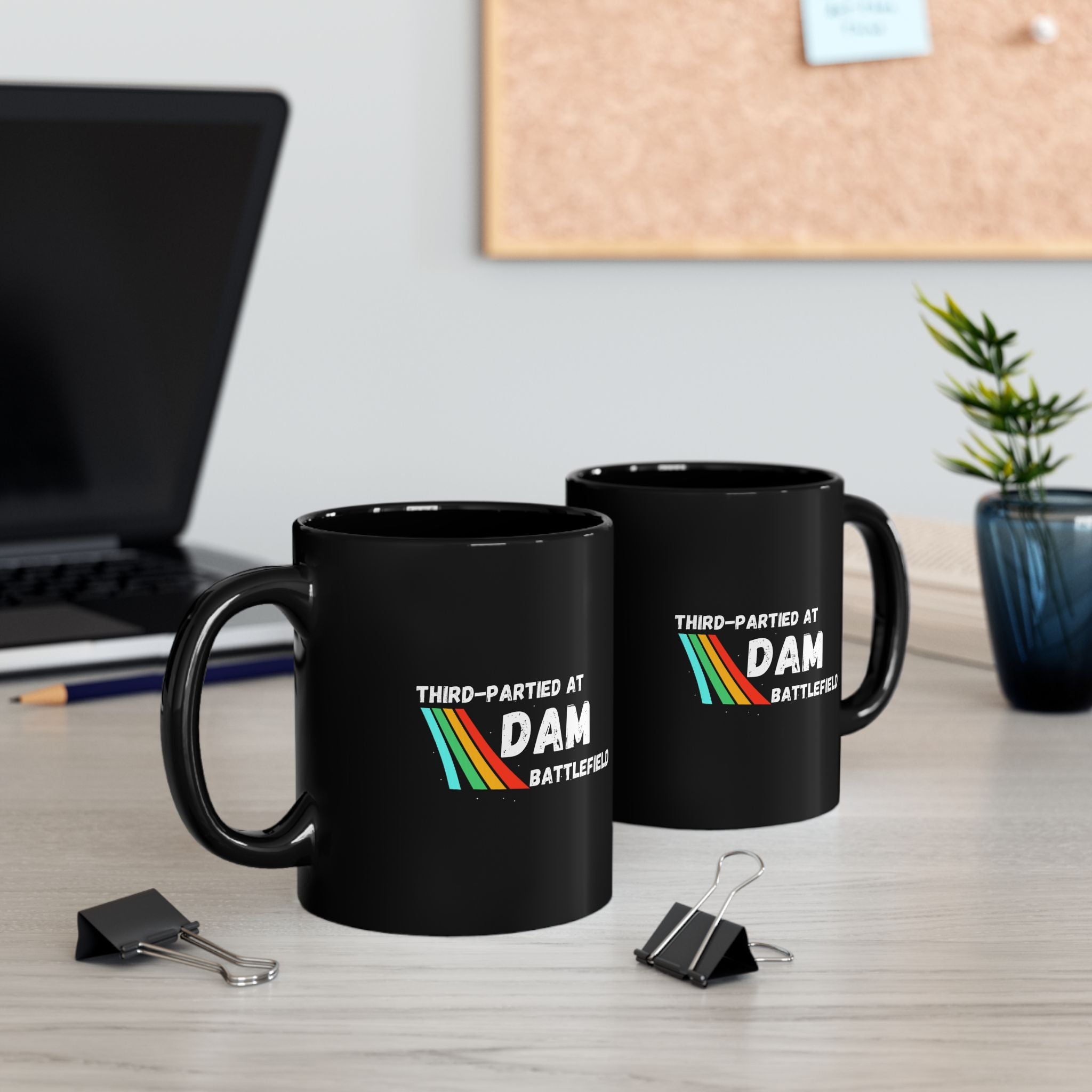 Arc Raider Inspired Mug, Third Partied At Dam Battlefield, Funny Gamer Coffee Mug 11oz 15oz, Gift for Brother