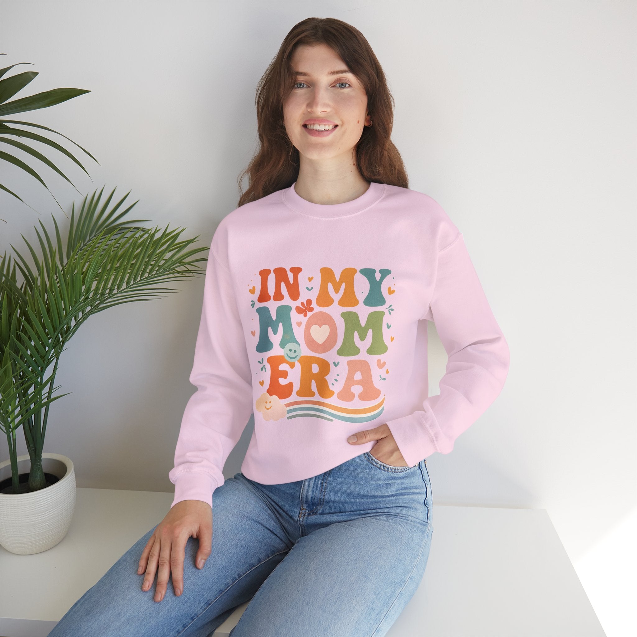 In My Mom Era Sweatshirt, Mama Era Crewneck, Colorful Retro Mom Sweater, New Mom Gift, Mothers Day, Mom Birthday
