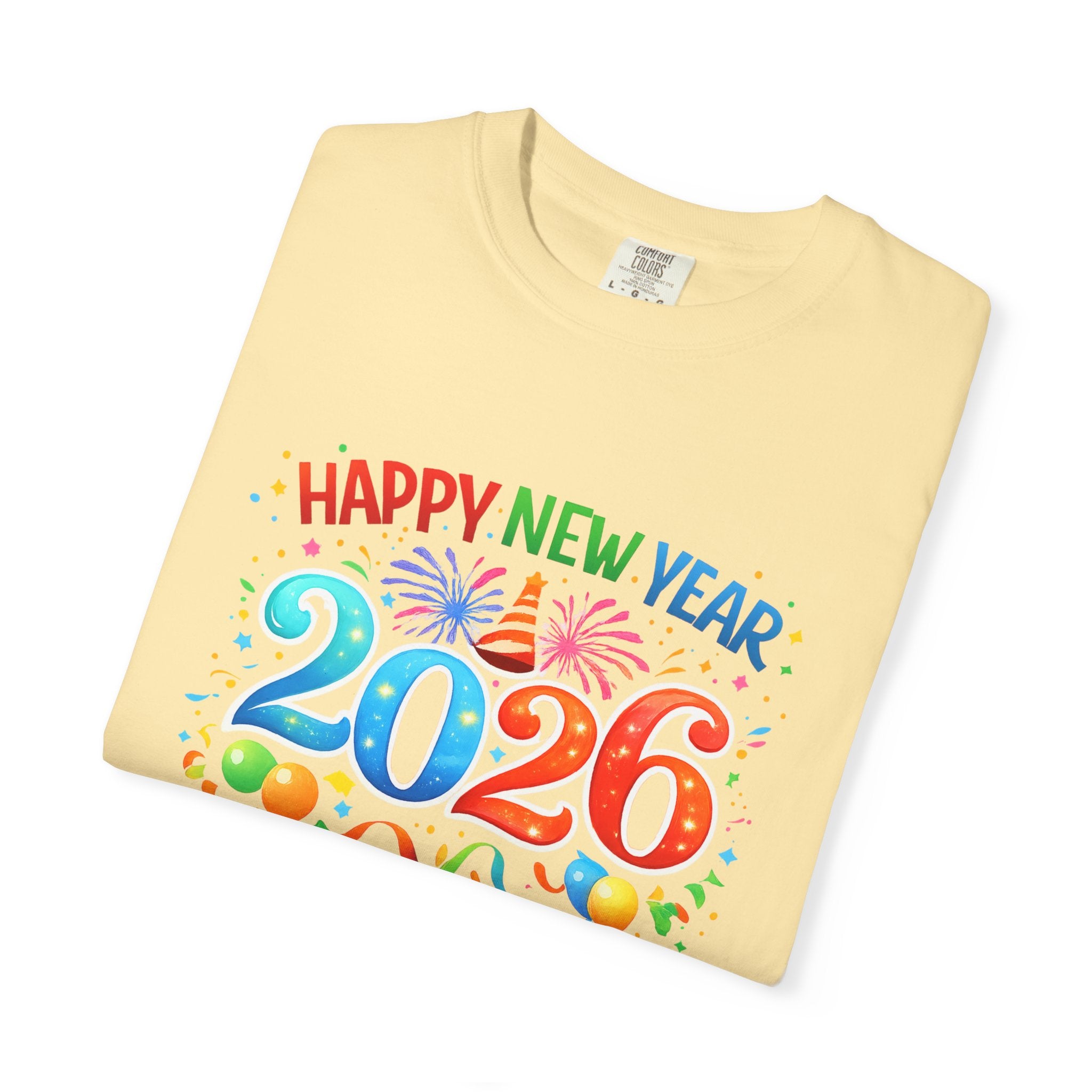 Happy New Year 2026 Family Shirts, Matching New Year Crew Tees, Mom Dad Kids Toddler Baby, NYE Party Outfit, Unisex