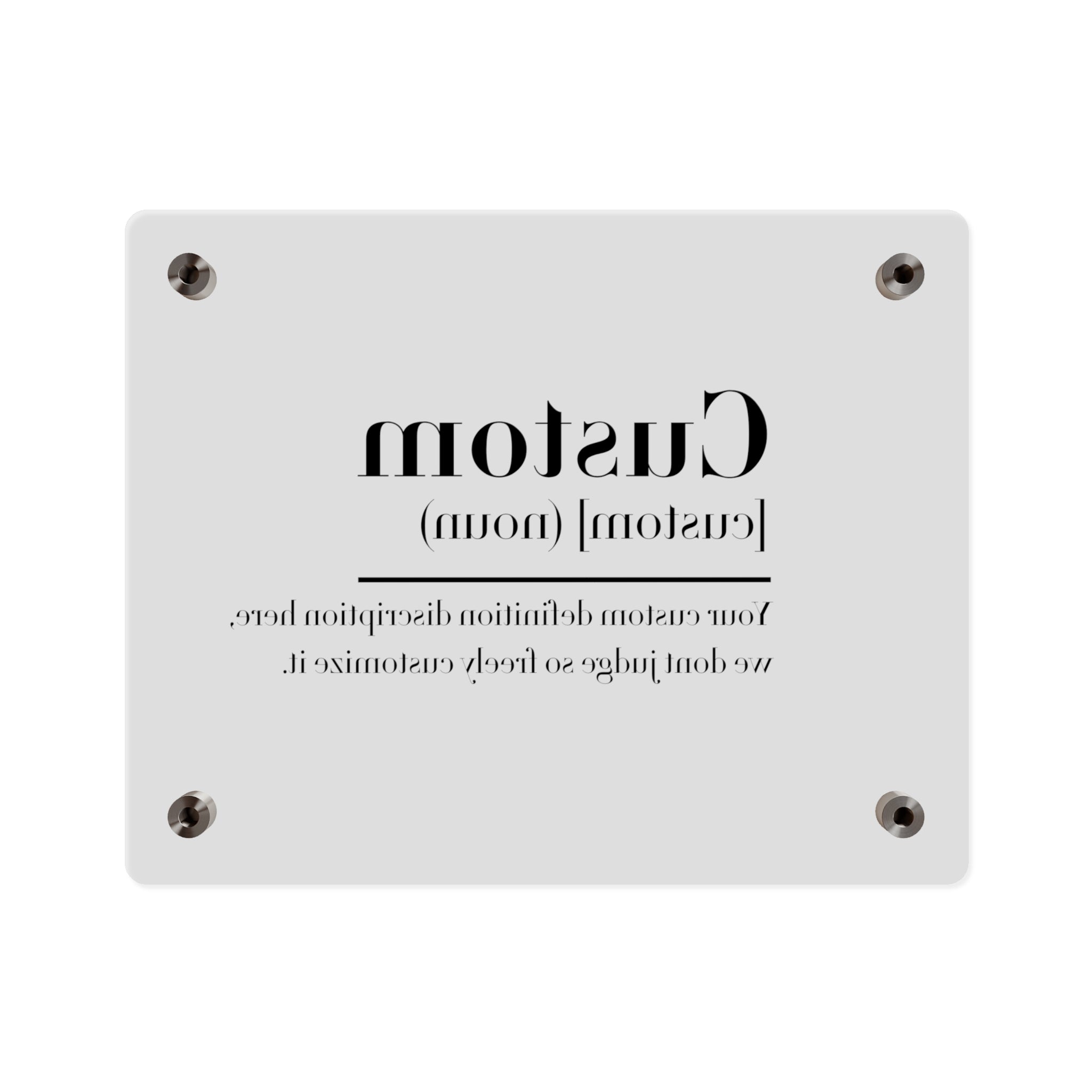 Custom Quote Definition Acrylic Wall Art Panel | Personalizable Quote Definition Acrylic Wall Art, Cutsom qoutation wall art hanging panel