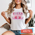 Teaching Sweethearts Shirt, Valentines Teacher Comfort Colors Tee, Cute Heart Teacher Valentine Shirt, Elementary Teacher Gift, Feb 14