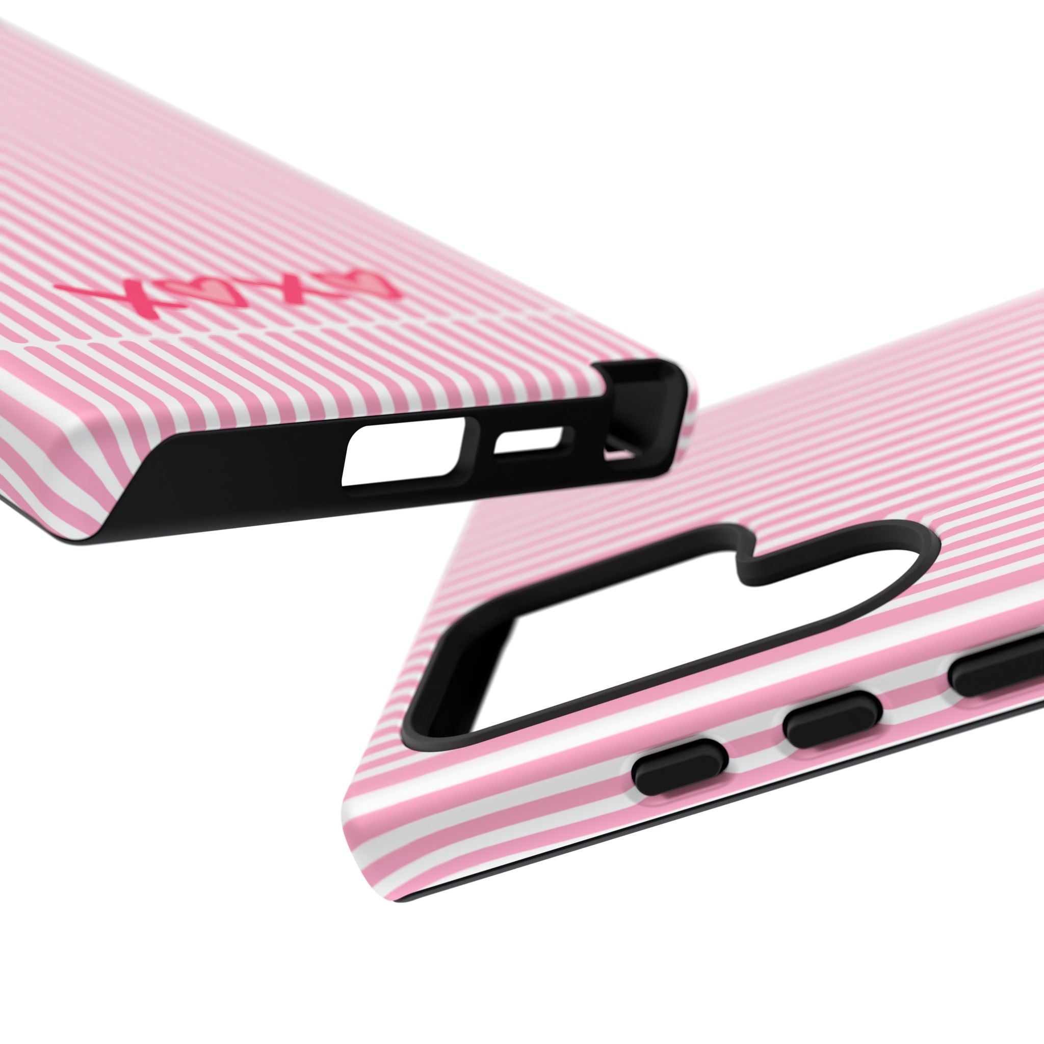 Galentines Day Pink Striped Lines phone case, Pink Stripe Iphone case | Tough Cases - Iphone, Samsung and Pixel Mobile cases