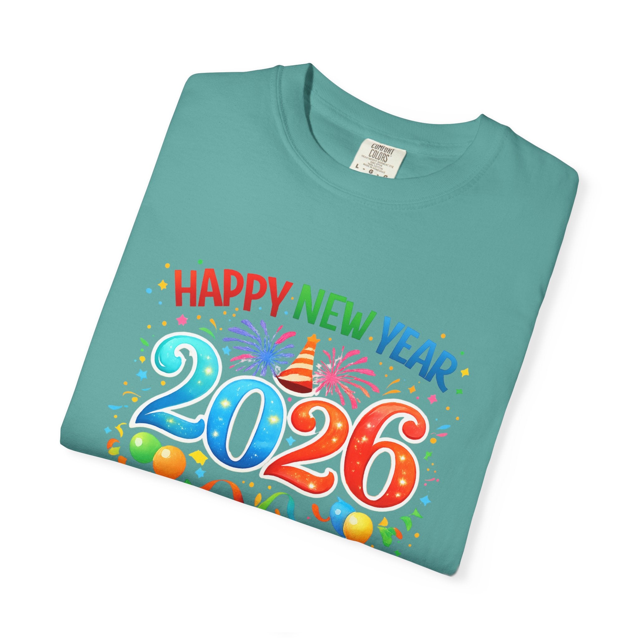 Happy New Year 2026 Family Shirts, Matching New Year Crew Tees, Mom Dad Kids Toddler Baby, NYE Party Outfit, Unisex