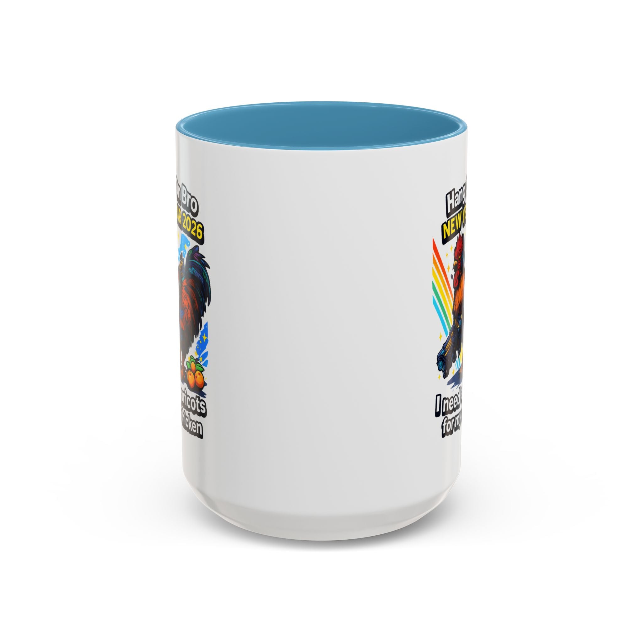 Hang On Bro 2026 Apricots Mug, Funny Rooster Gamer Coffee Mug 15oz Accent Cup, Arc Raiders Inspired Gift for Brother