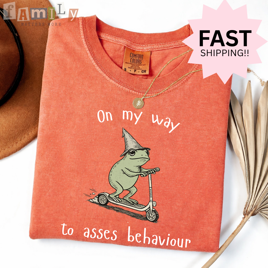 On My Way To Assess Behaviour Shirt | Funny ABA RBT Shirt | Inappropriate Unwearable Tee | Comfort Colors 1717