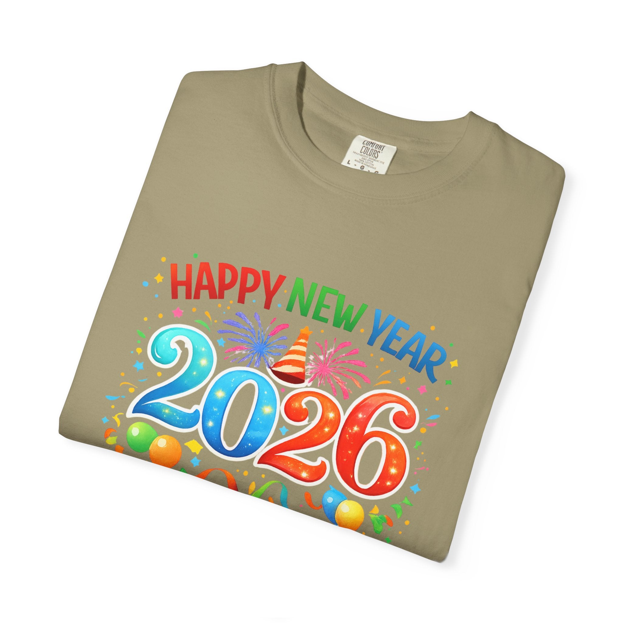 Happy New Year 2026 Family Shirts, Matching New Year Crew Tees, Mom Dad Kids Toddler Baby, NYE Party Outfit, Unisex