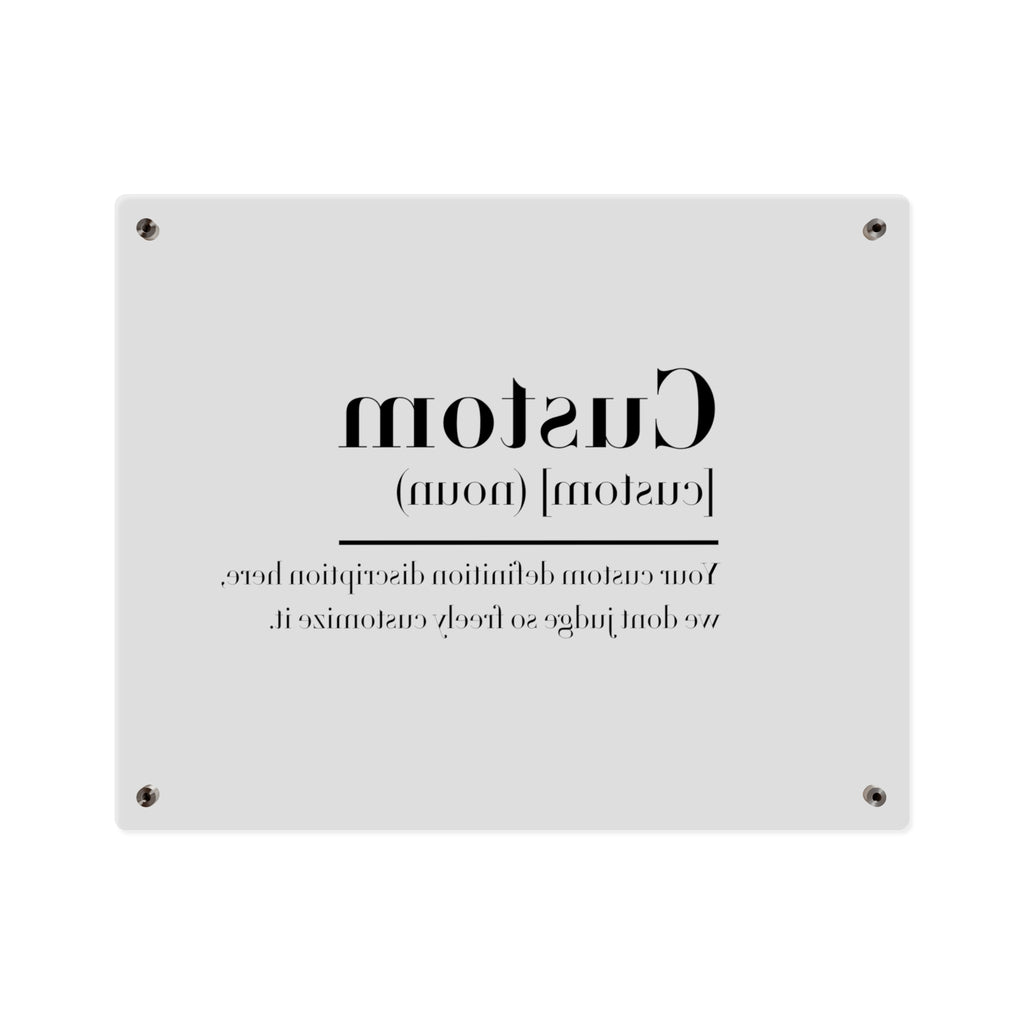 Custom Quote Definition Acrylic Wall Art Panel | Personalizable Quote Definition Acrylic Wall Art, Cutsom qoutation wall art hanging panel